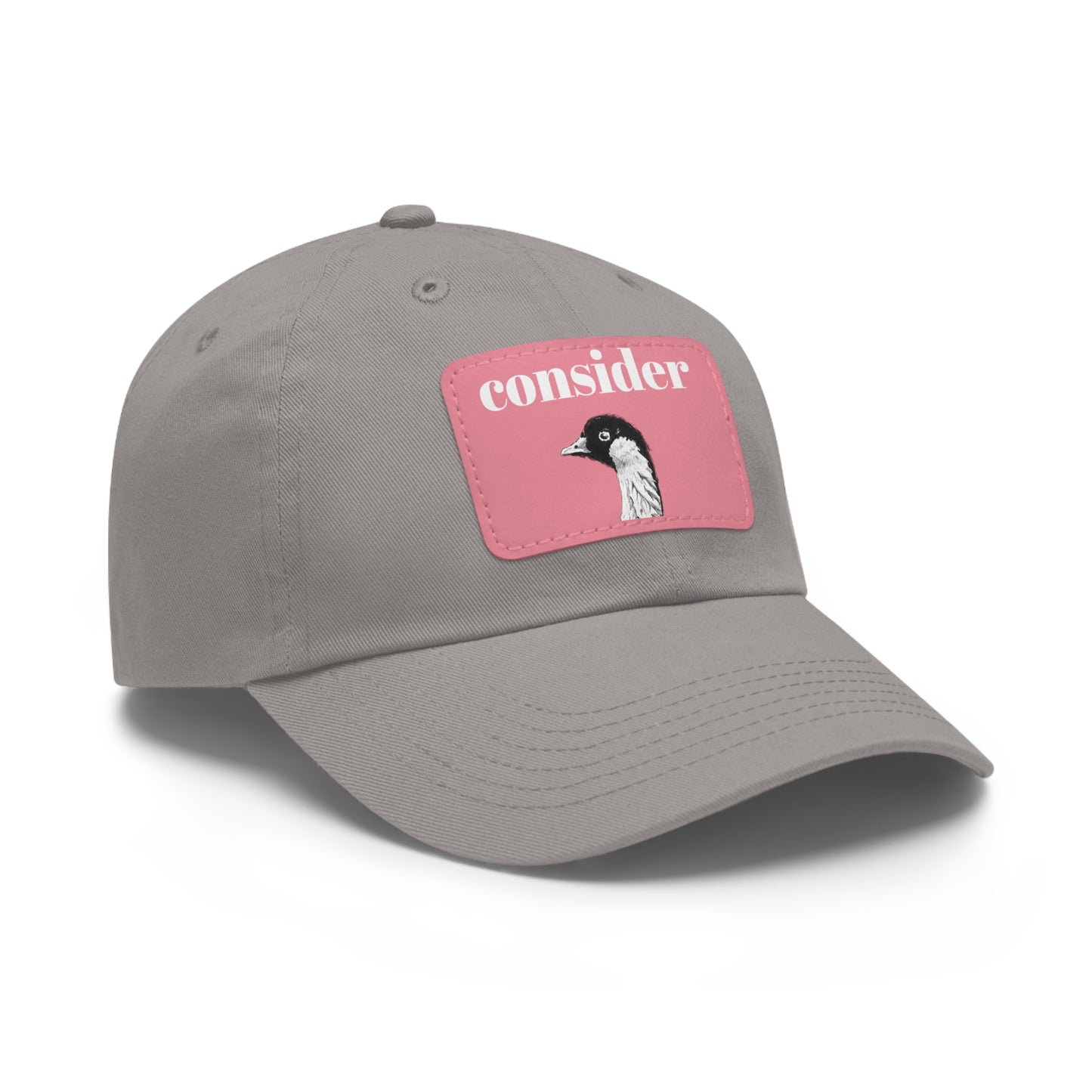 Consider the Birds Dad Hat with Leather Patch - Casual Stylish Cap for Nature Lovers
