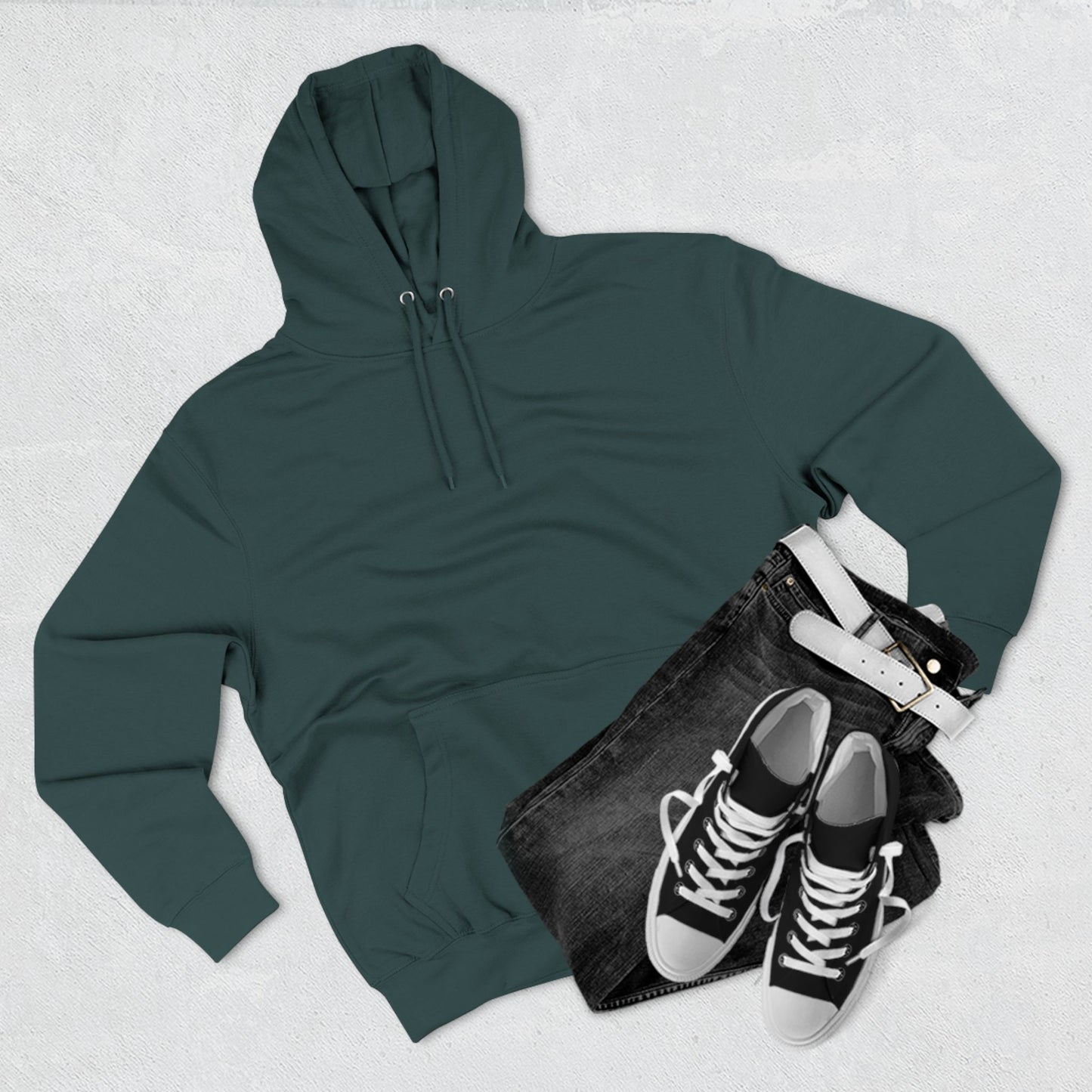 Embroidered Adjective Apparel Logo Hoodie