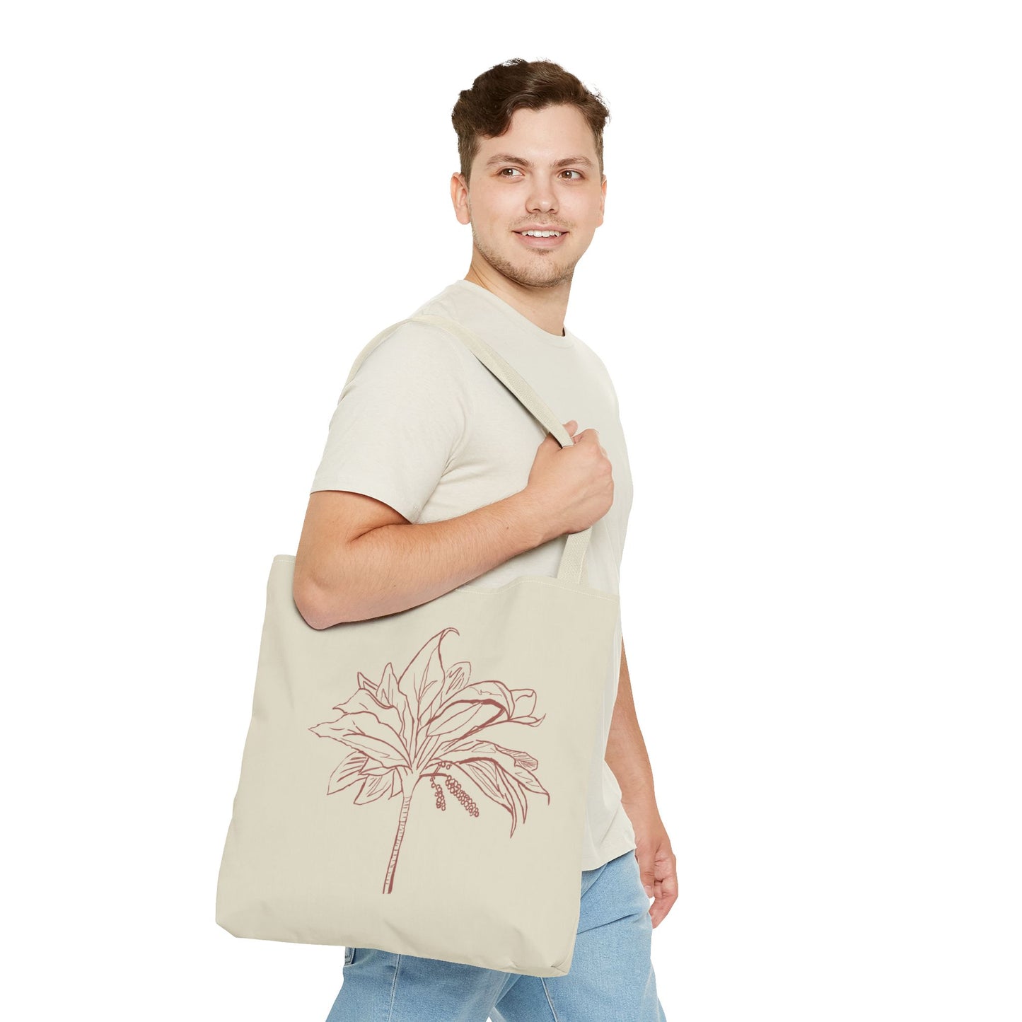 Fearfully and Wonderfully Made Psalm 139 Tote Bag, Inspirational Floral Canvas Bag, Eco-Friendly Shopping Tote, Travel, Motivational Gift