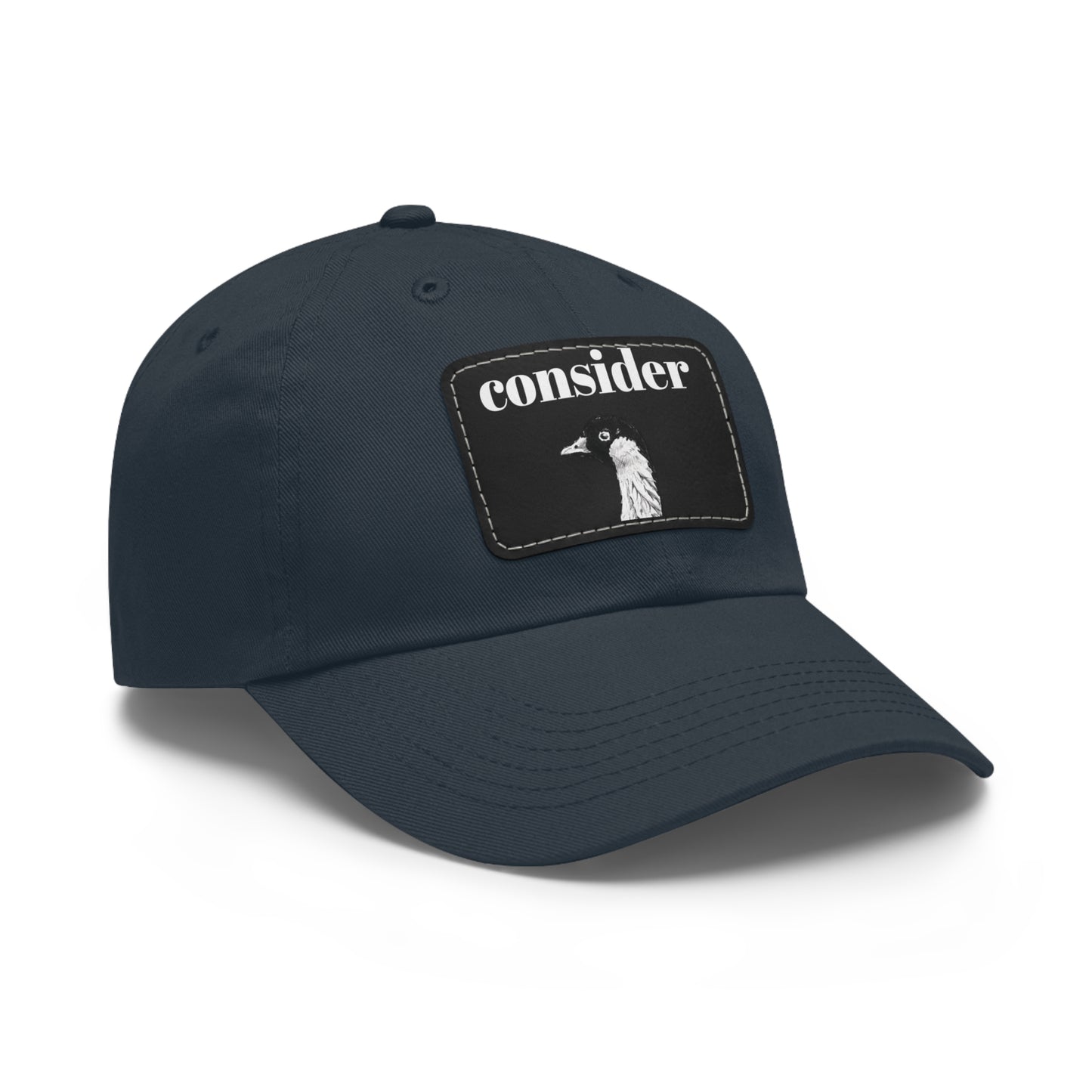 Consider the Birds Dad Hat with Leather Patch - Casual Stylish Cap for Nature Lovers