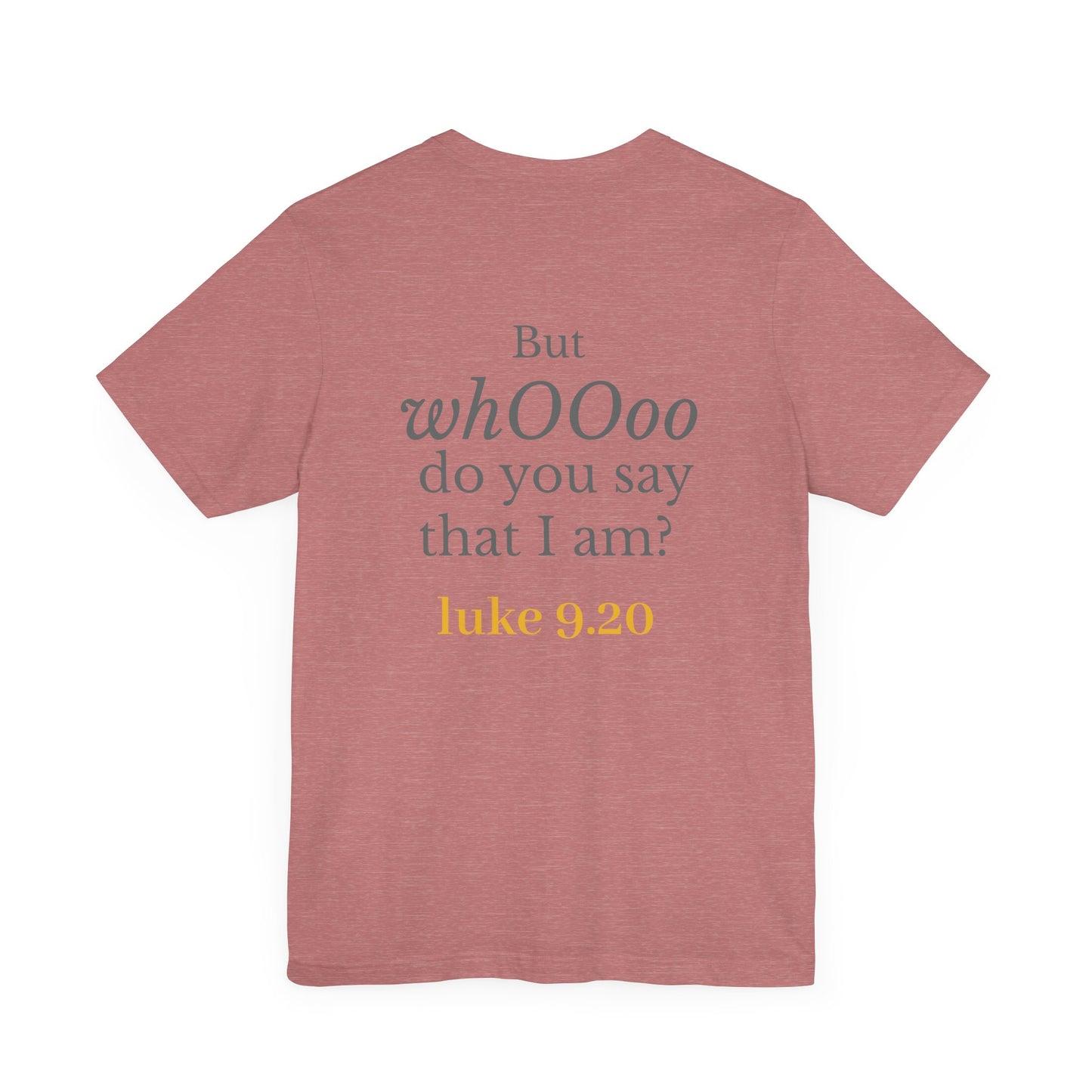 WhOOoo Do You Say That I Am - Owl T-shirt, Hawaiian Barn Owl Bird, Christian Faith Gift, Vintage Style Top, Religious Graphic Apparel
