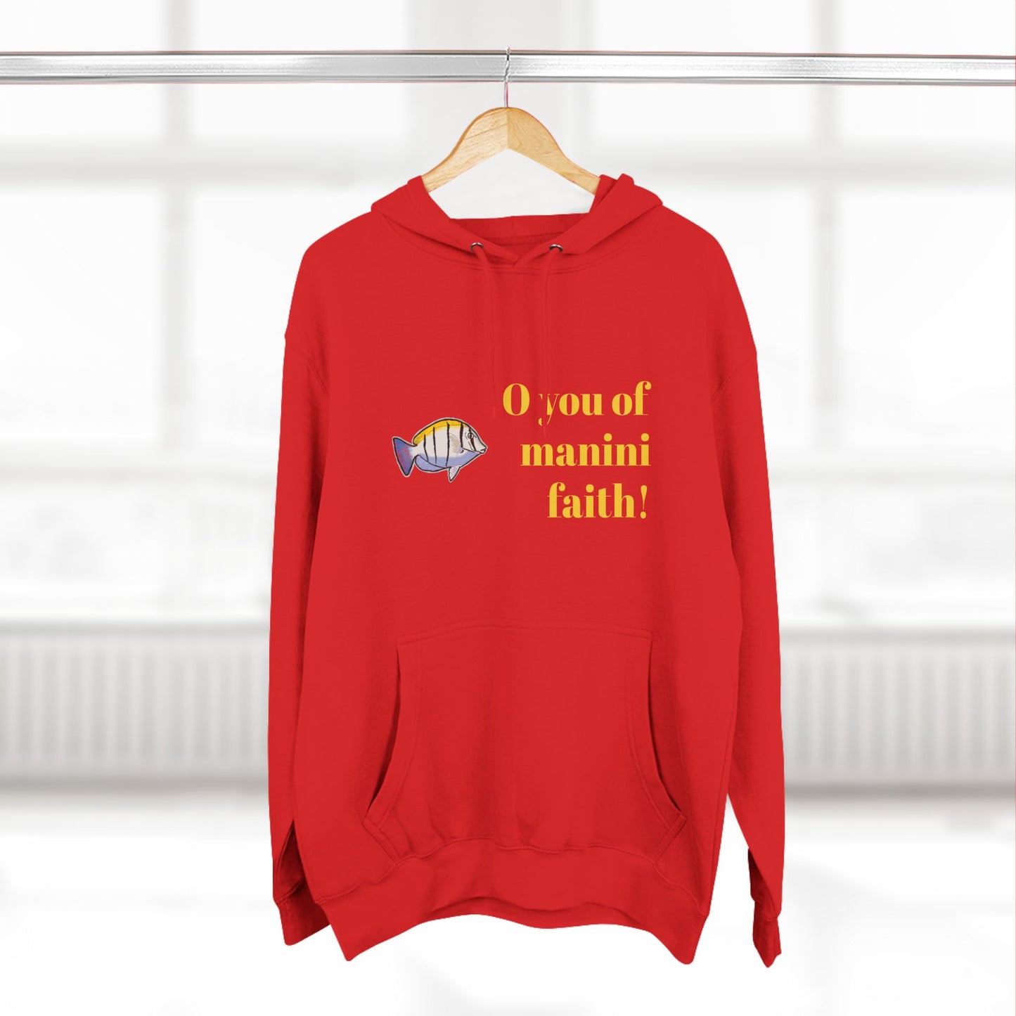 O You of Manini Faith Adjective Apparel Hoodie