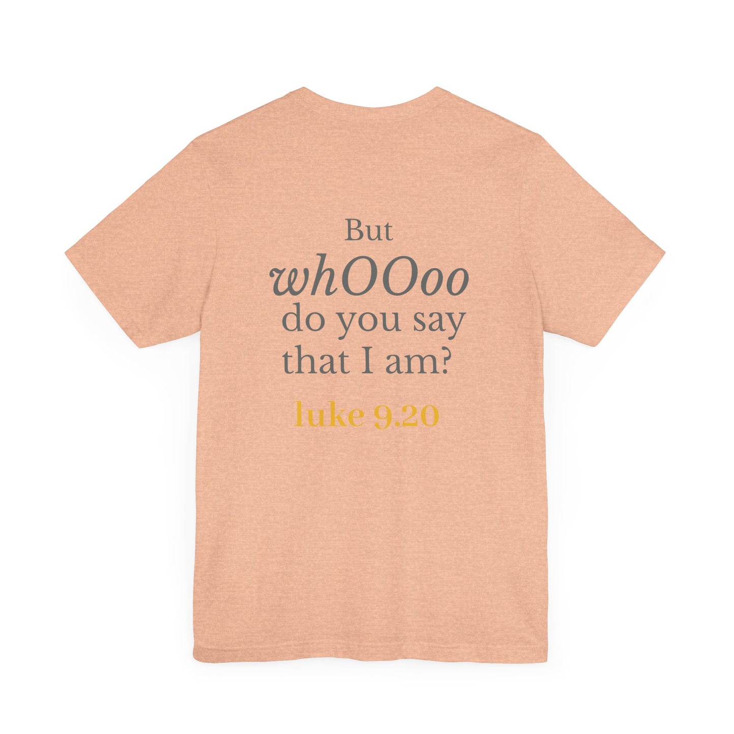 WhOOoo Do You Say That I Am - Owl T-shirt, Hawaiian Barn Owl Bird, Christian Faith Gift, Vintage Style Top, Religious Graphic Apparel