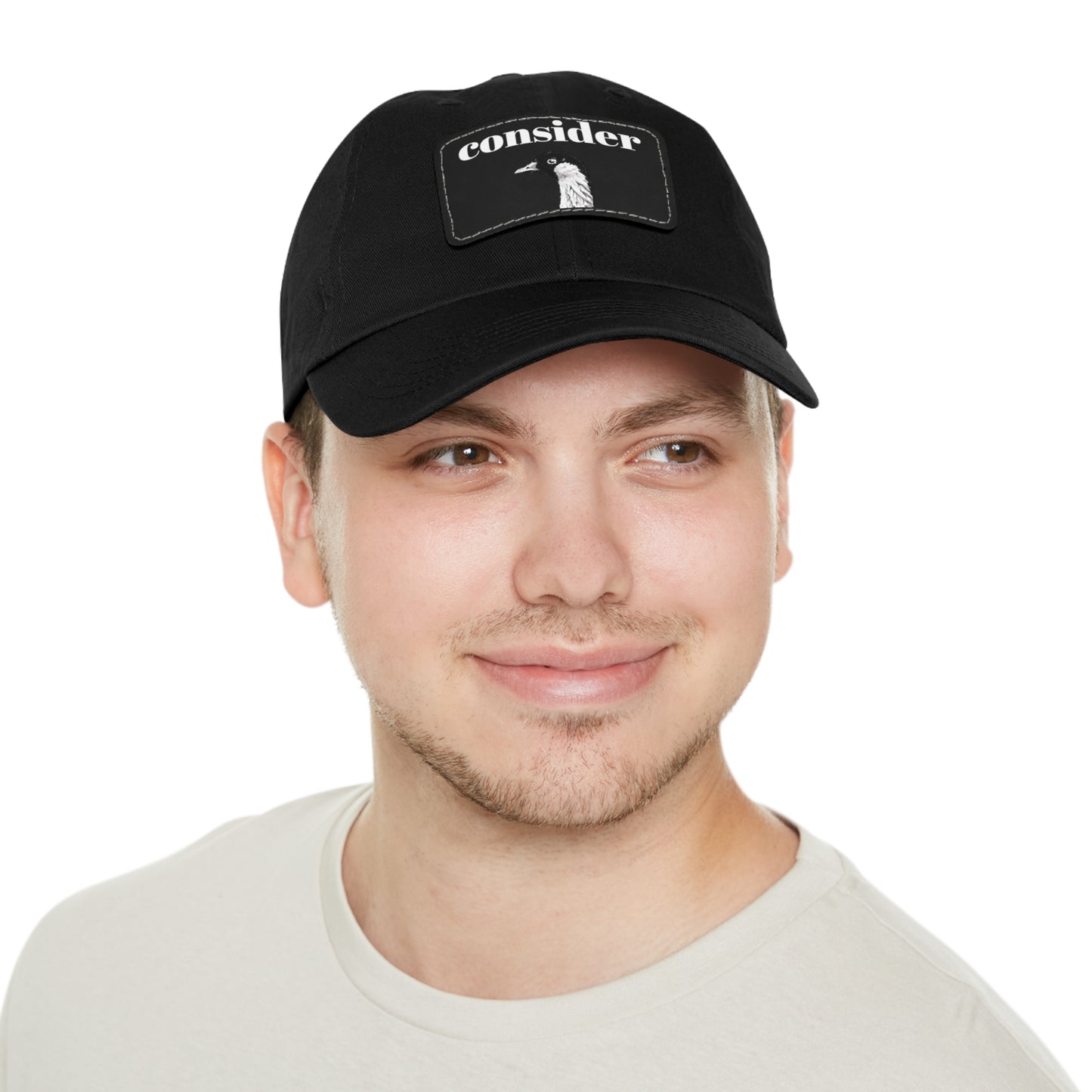 Consider the Birds Dad Hat with Leather Patch - Casual Stylish Cap for Nature Lovers