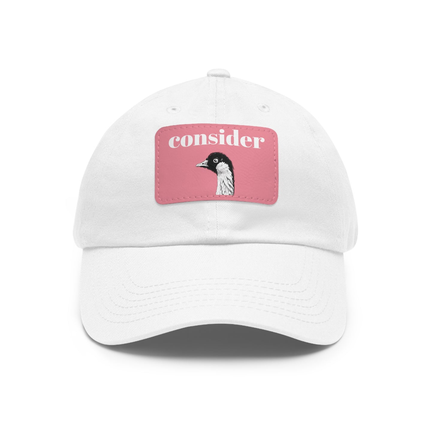 Consider the Birds Dad Hat with Leather Patch - Casual Stylish Cap for Nature Lovers