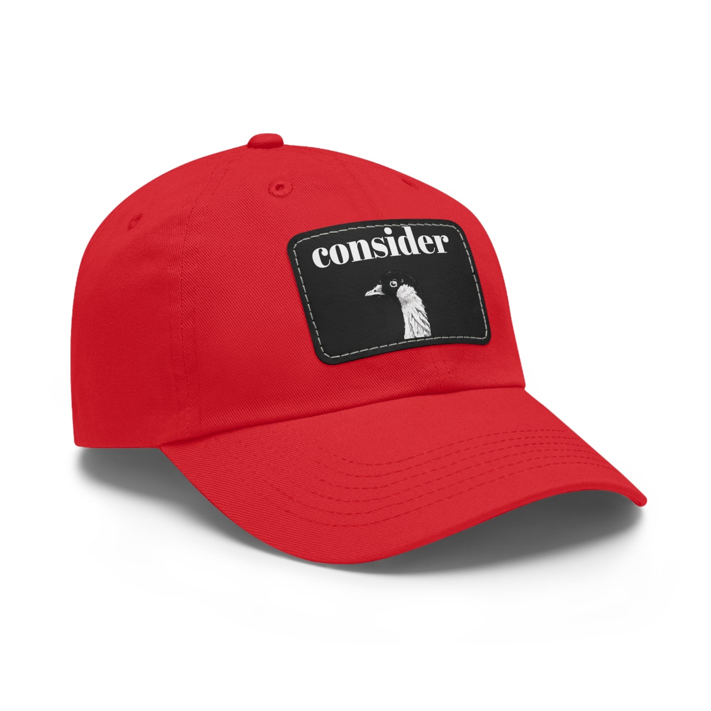 Consider the Birds Dad Hat with Leather Patch - Casual Stylish Cap for Nature Lovers