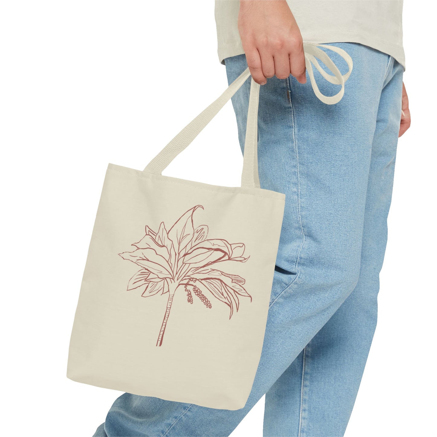Fearfully and Wonderfully Made Psalm 139 Tote Bag, Inspirational Floral Canvas Bag, Eco-Friendly Shopping Tote, Travel, Motivational Gift