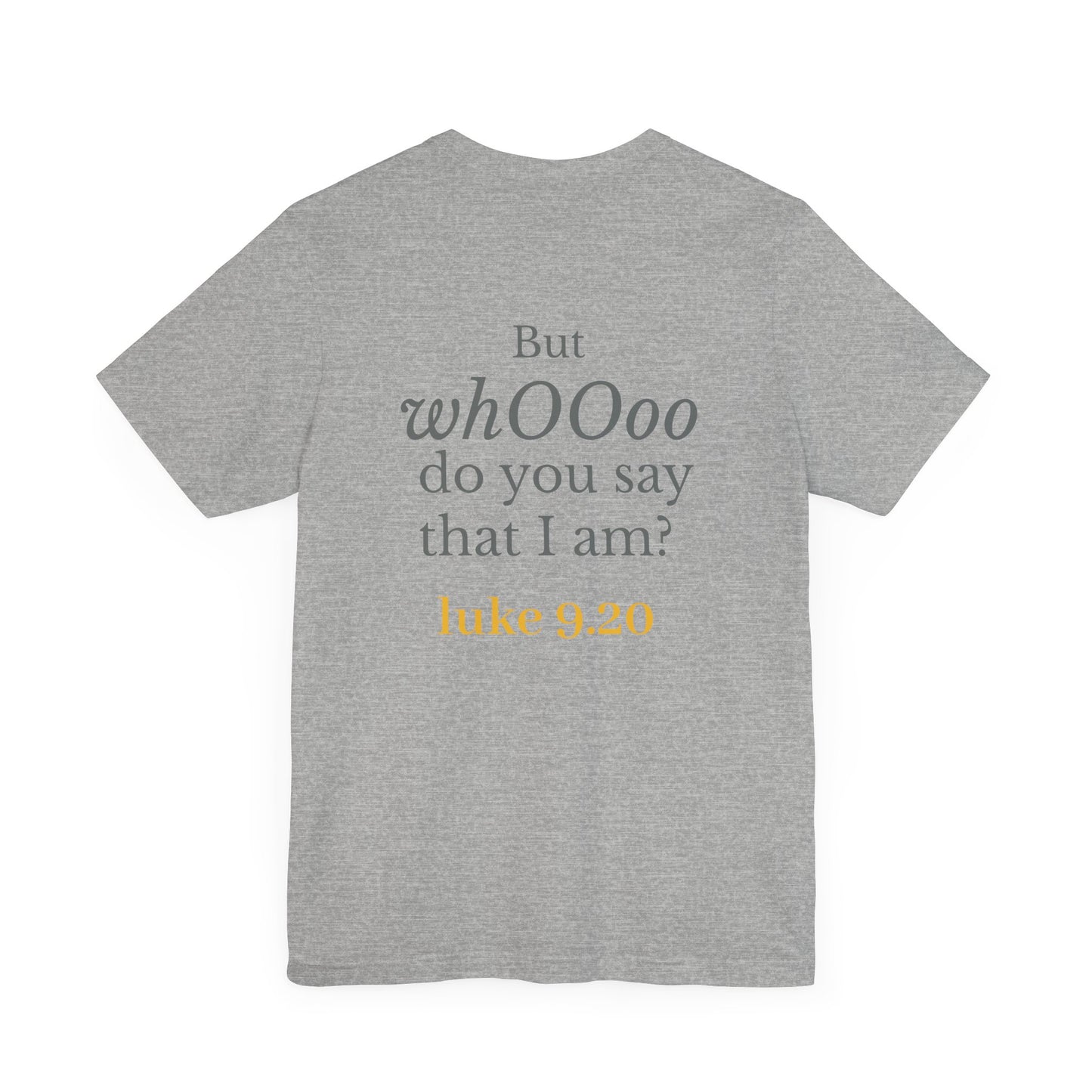 WhOOoo Do You Say That I Am - Owl T-shirt, Hawaiian Barn Owl Bird, Christian Faith Gift, Vintage Style Top, Religious Graphic Apparel