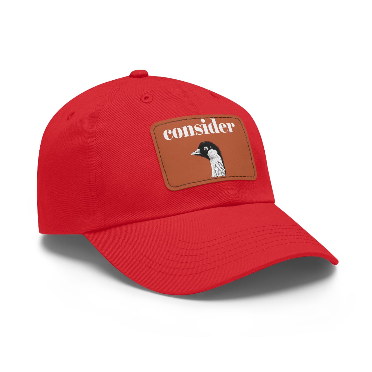 Consider the Birds Dad Hat with Leather Patch - Casual Stylish Cap for Nature Lovers