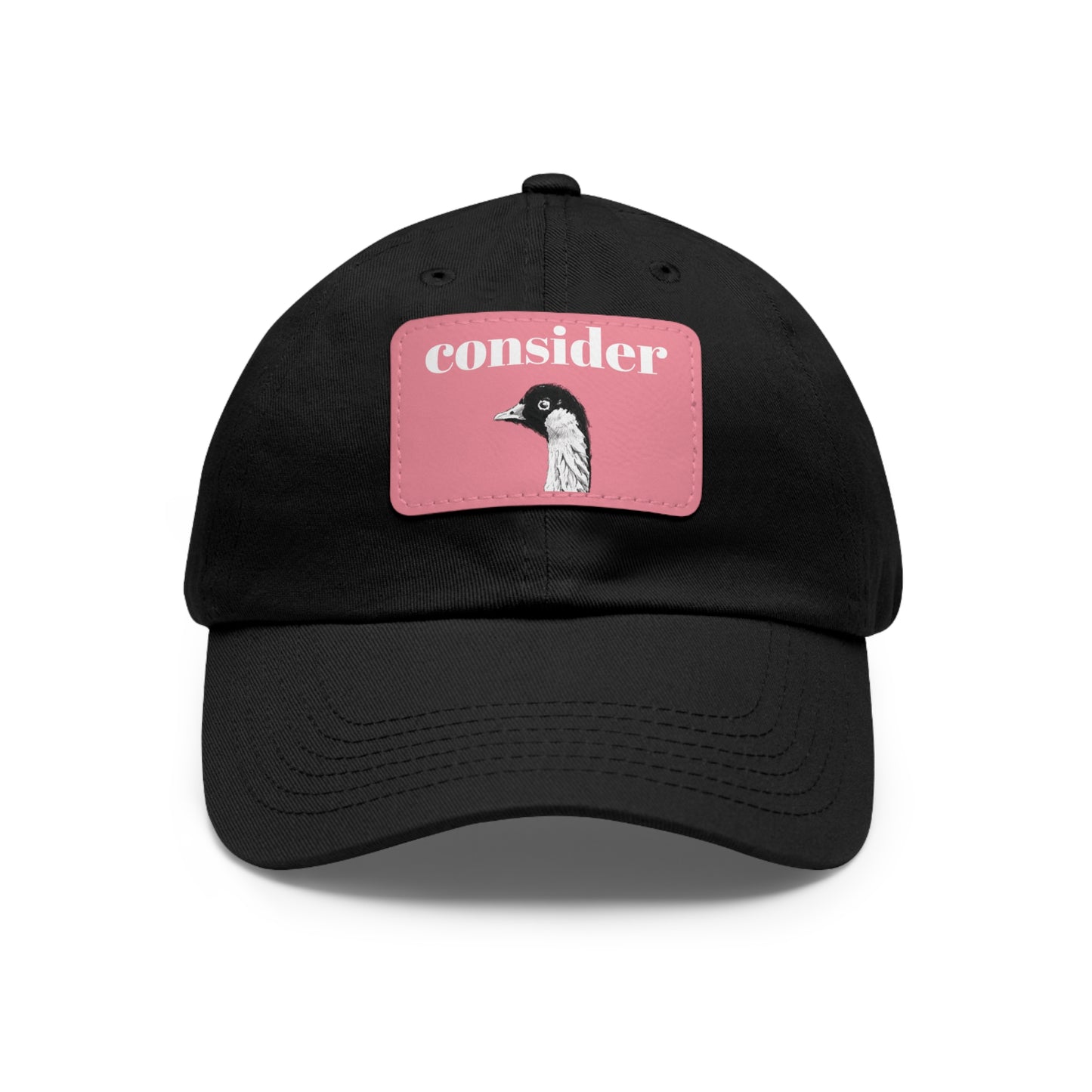 Consider the Birds Dad Hat with Leather Patch - Casual Stylish Cap for Nature Lovers