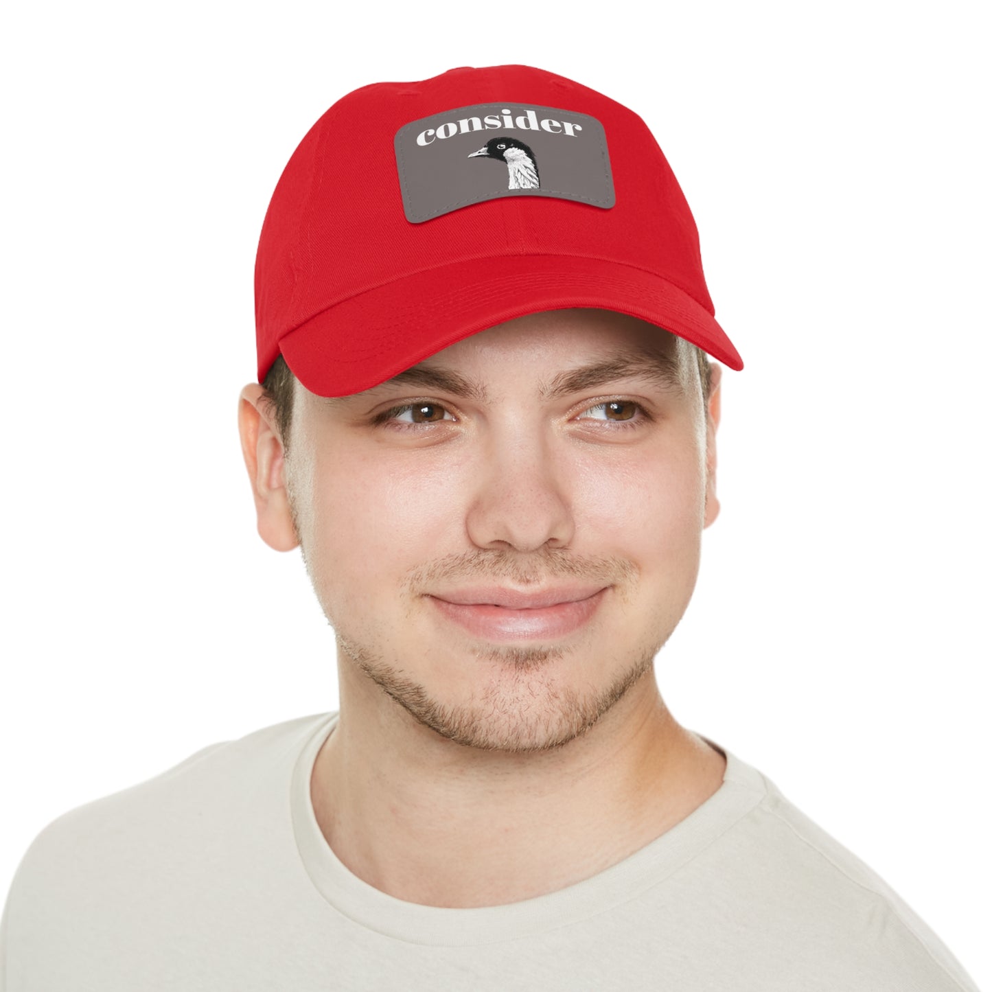 Consider the Birds Dad Hat with Leather Patch - Casual Stylish Cap for Nature Lovers