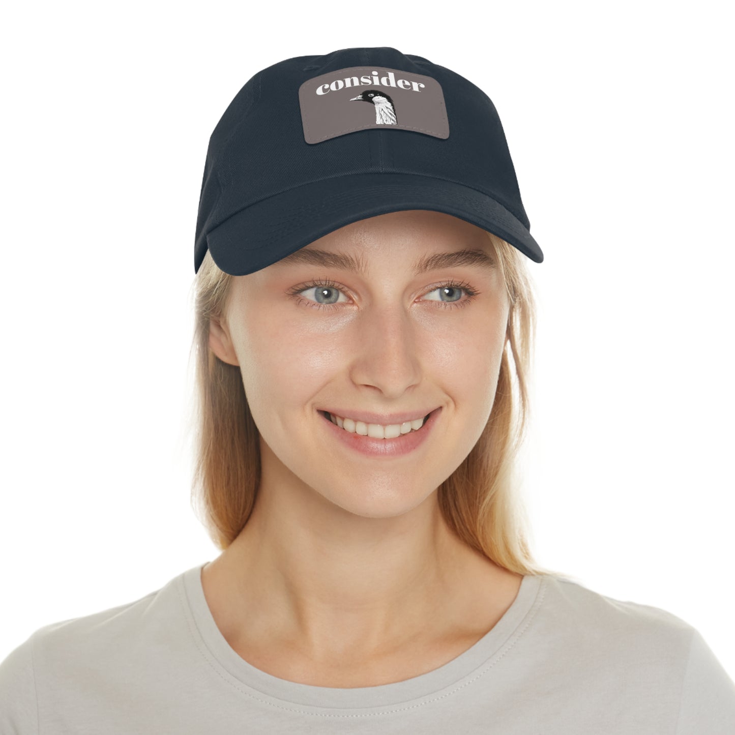 Consider the Birds Dad Hat with Leather Patch - Casual Stylish Cap for Nature Lovers