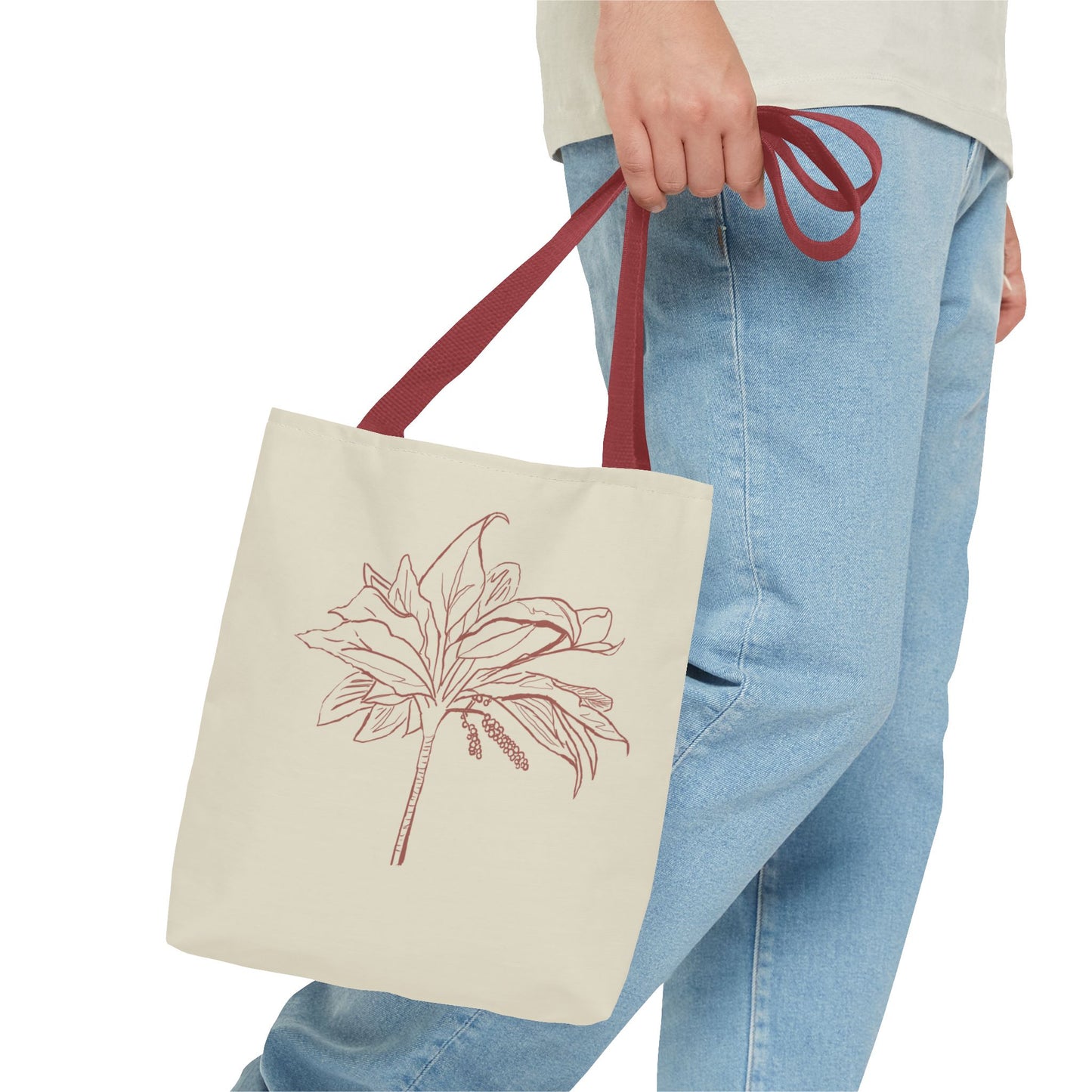 Fearfully and Wonderfully Made Psalm 139 Tote Bag, Inspirational Floral Canvas Bag, Eco-Friendly Shopping Tote, Travel, Motivational Gift