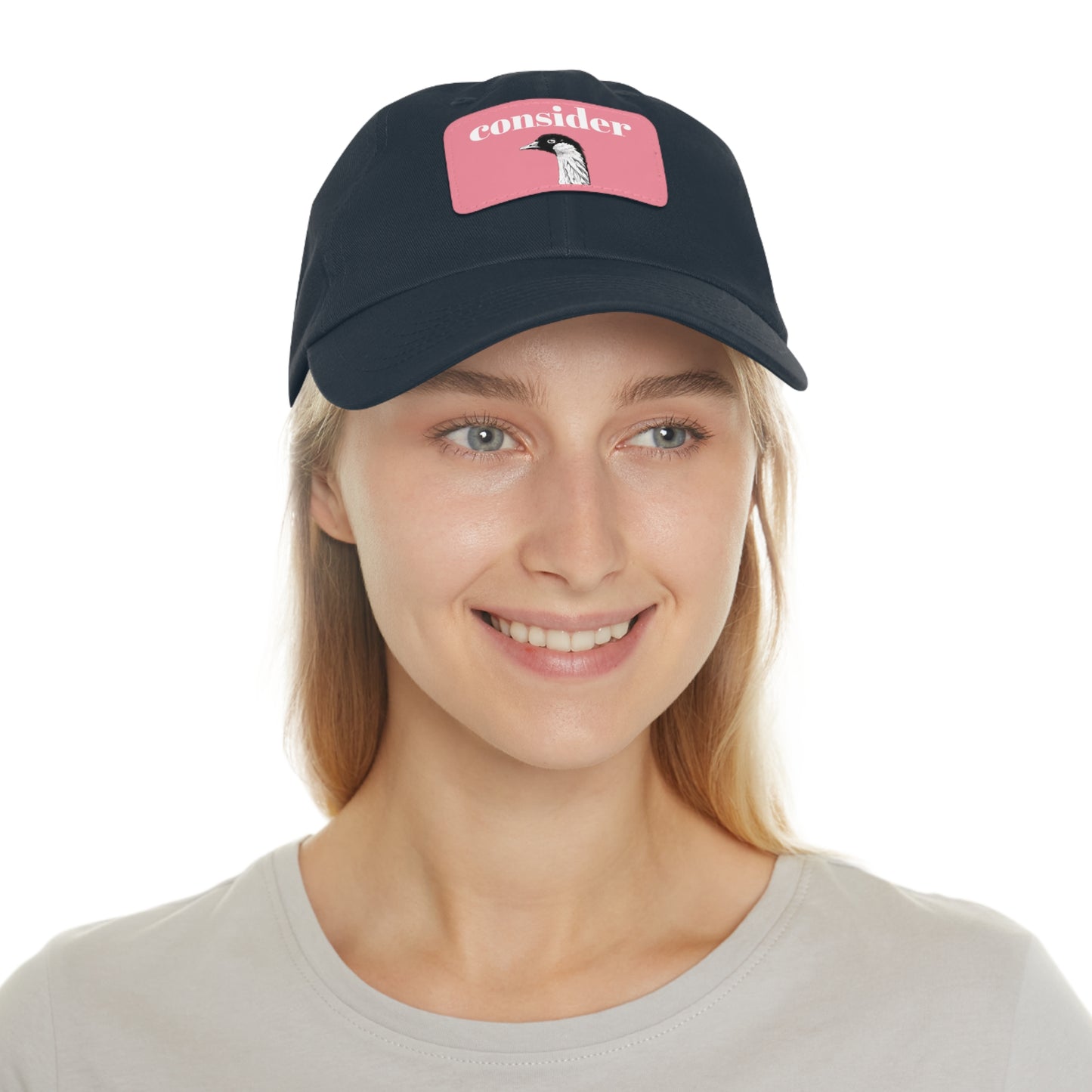 Consider the Birds Dad Hat with Leather Patch - Casual Stylish Cap for Nature Lovers