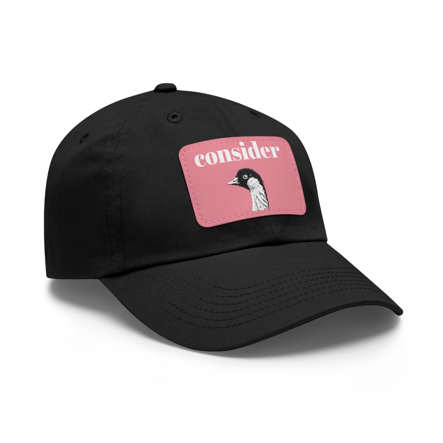 Consider the Birds Dad Hat with Leather Patch - Casual Stylish Cap for Nature Lovers