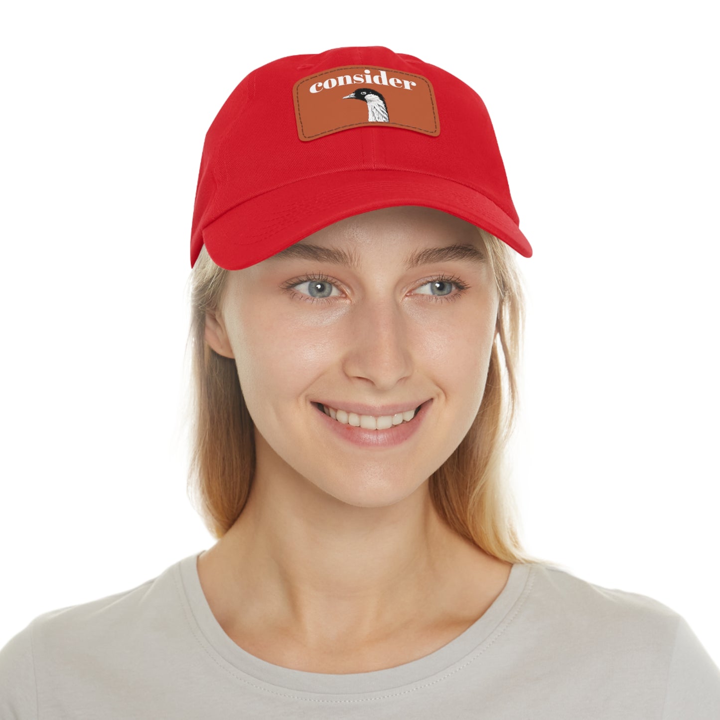 Consider the Birds Dad Hat with Leather Patch - Casual Stylish Cap for Nature Lovers