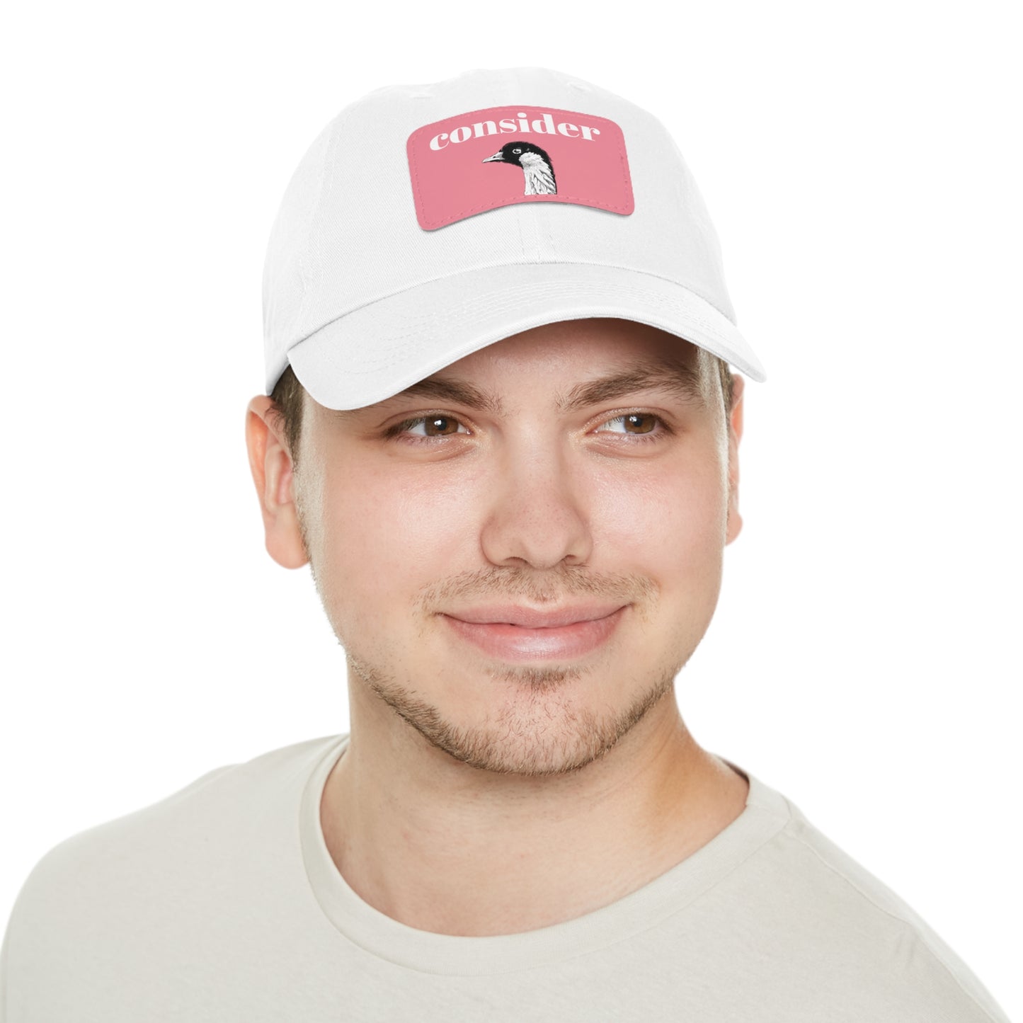 Consider the Birds Dad Hat with Leather Patch - Casual Stylish Cap for Nature Lovers