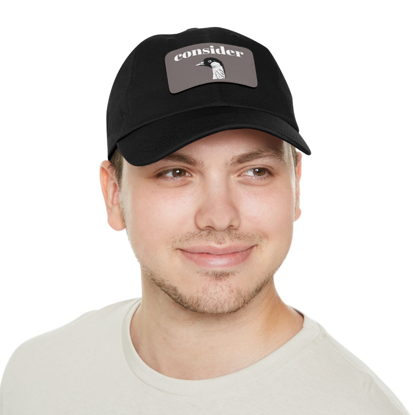 Consider the Birds Dad Hat with Leather Patch - Casual Stylish Cap for Nature Lovers
