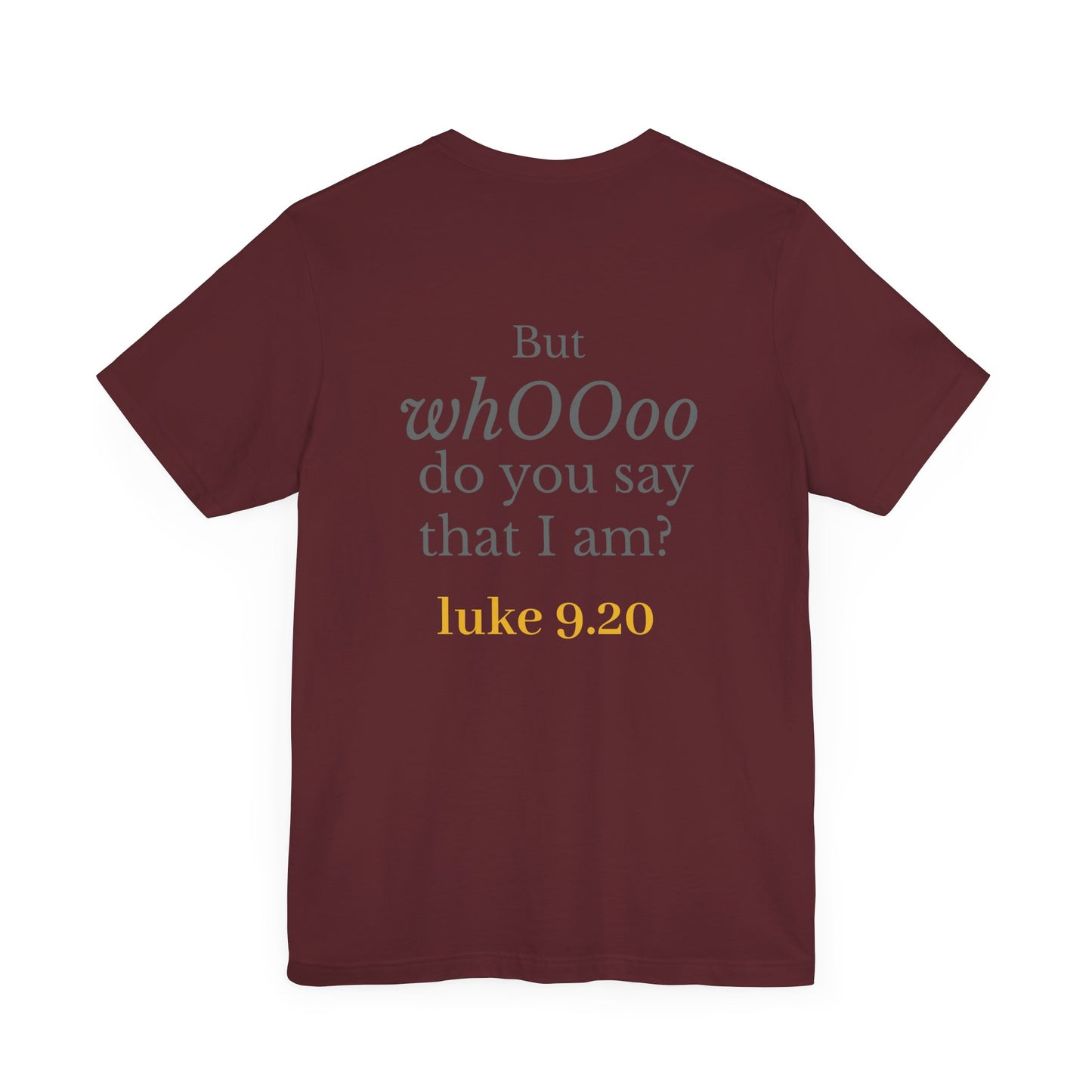 WhOOoo Do You Say That I Am - Owl T-shirt, Hawaiian Barn Owl Bird, Christian Faith Gift, Vintage Style Top, Religious Graphic Apparel