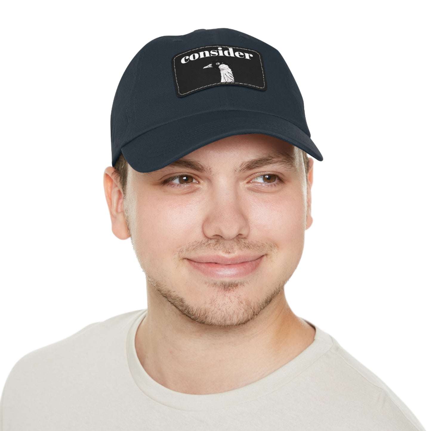 Consider the Birds Dad Hat with Leather Patch - Casual Stylish Cap for Nature Lovers