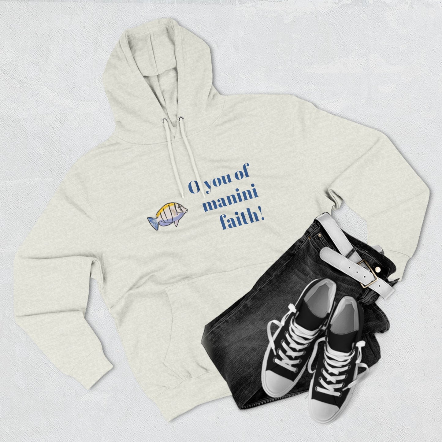 O You of Manini Faith Adjective Apparel Hoodie