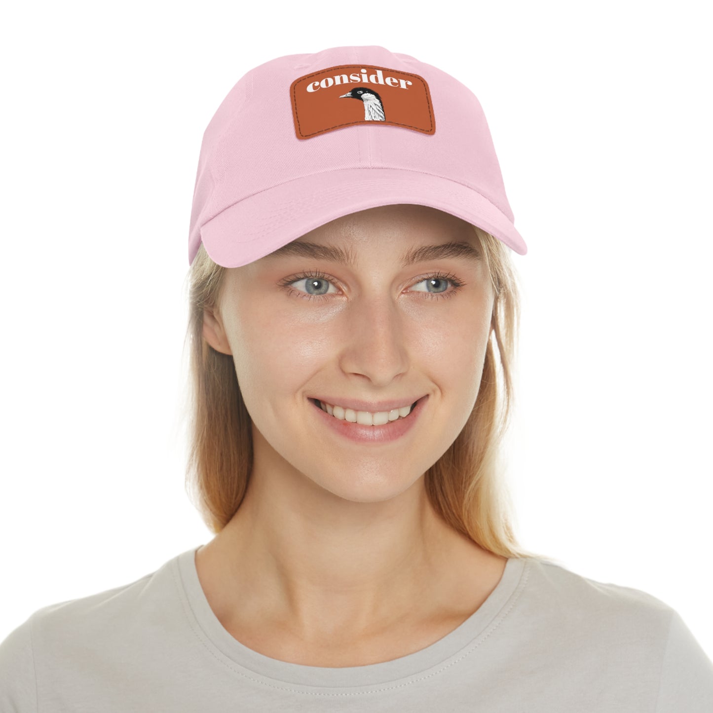 Consider the Birds Dad Hat with Leather Patch - Casual Stylish Cap for Nature Lovers