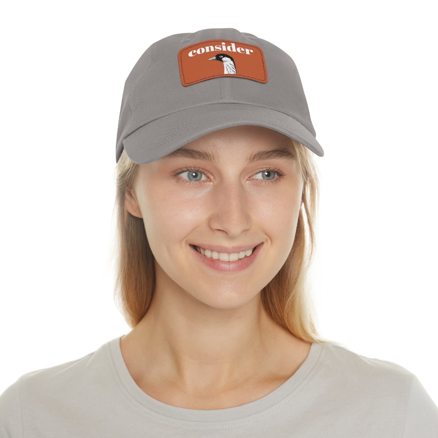Consider the Birds Dad Hat with Leather Patch - Casual Stylish Cap for Nature Lovers