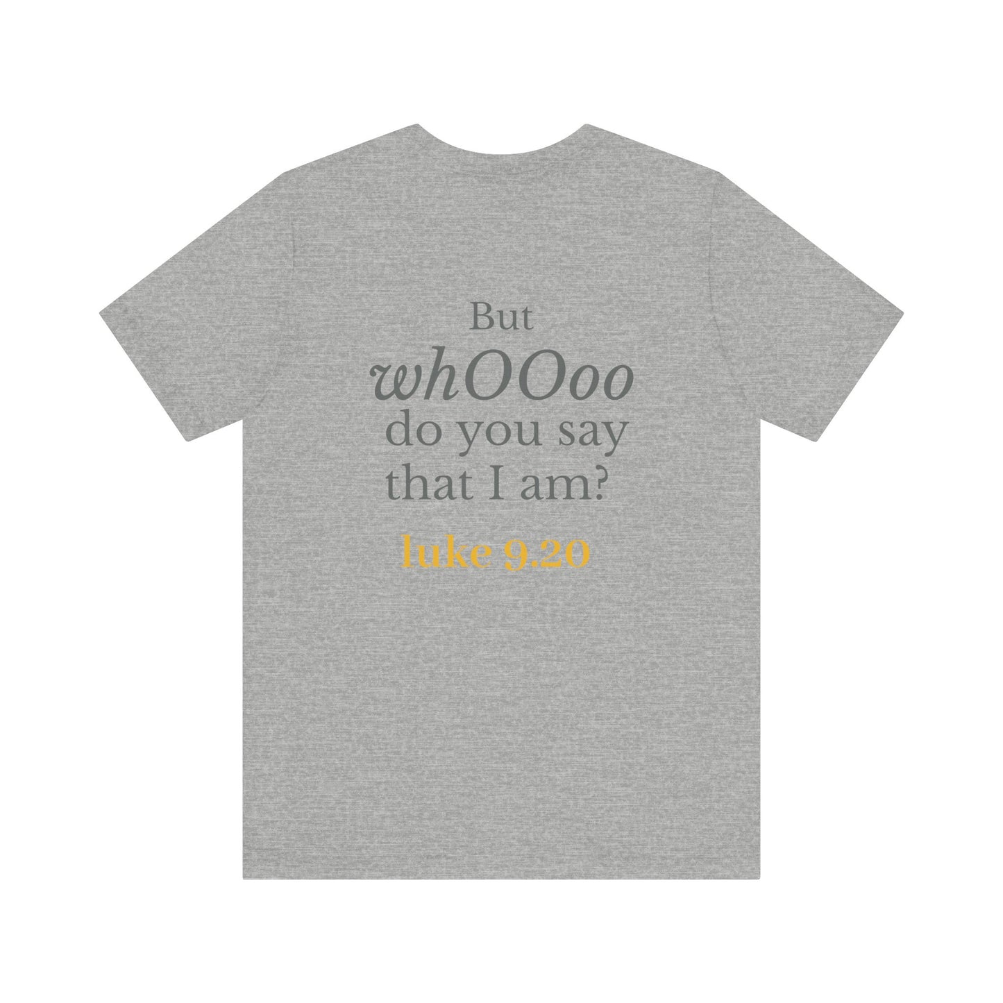 WhOOoo Do You Say That I Am - Owl T-shirt, Hawaiian Barn Owl Bird, Christian Faith Gift, Vintage Style Top, Religious Graphic Apparel