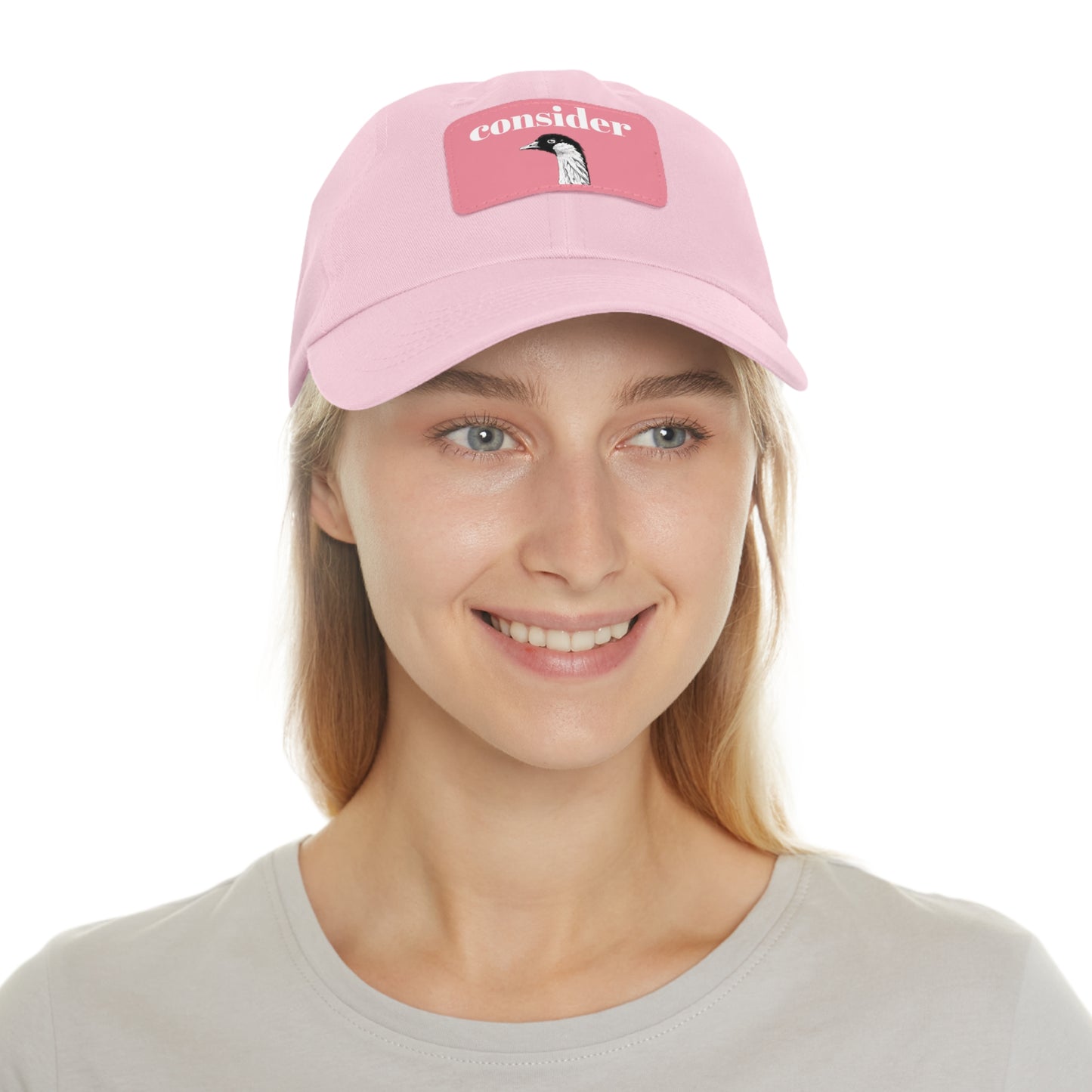 Consider the Birds Dad Hat with Leather Patch - Casual Stylish Cap for Nature Lovers