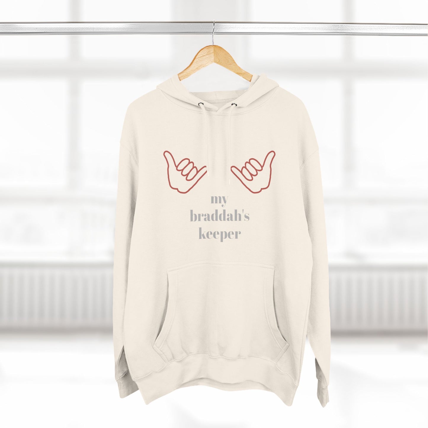 Braddah's Keeper Adjective Apparel Hoodie