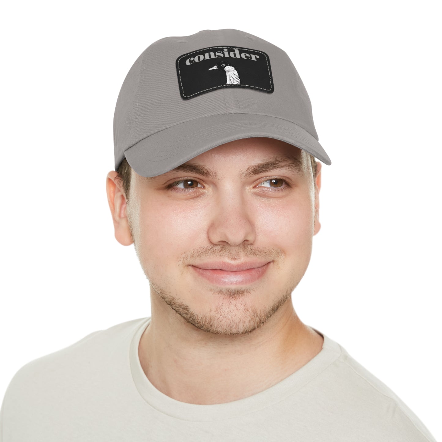 Consider the Birds Dad Hat with Leather Patch - Casual Stylish Cap for Nature Lovers