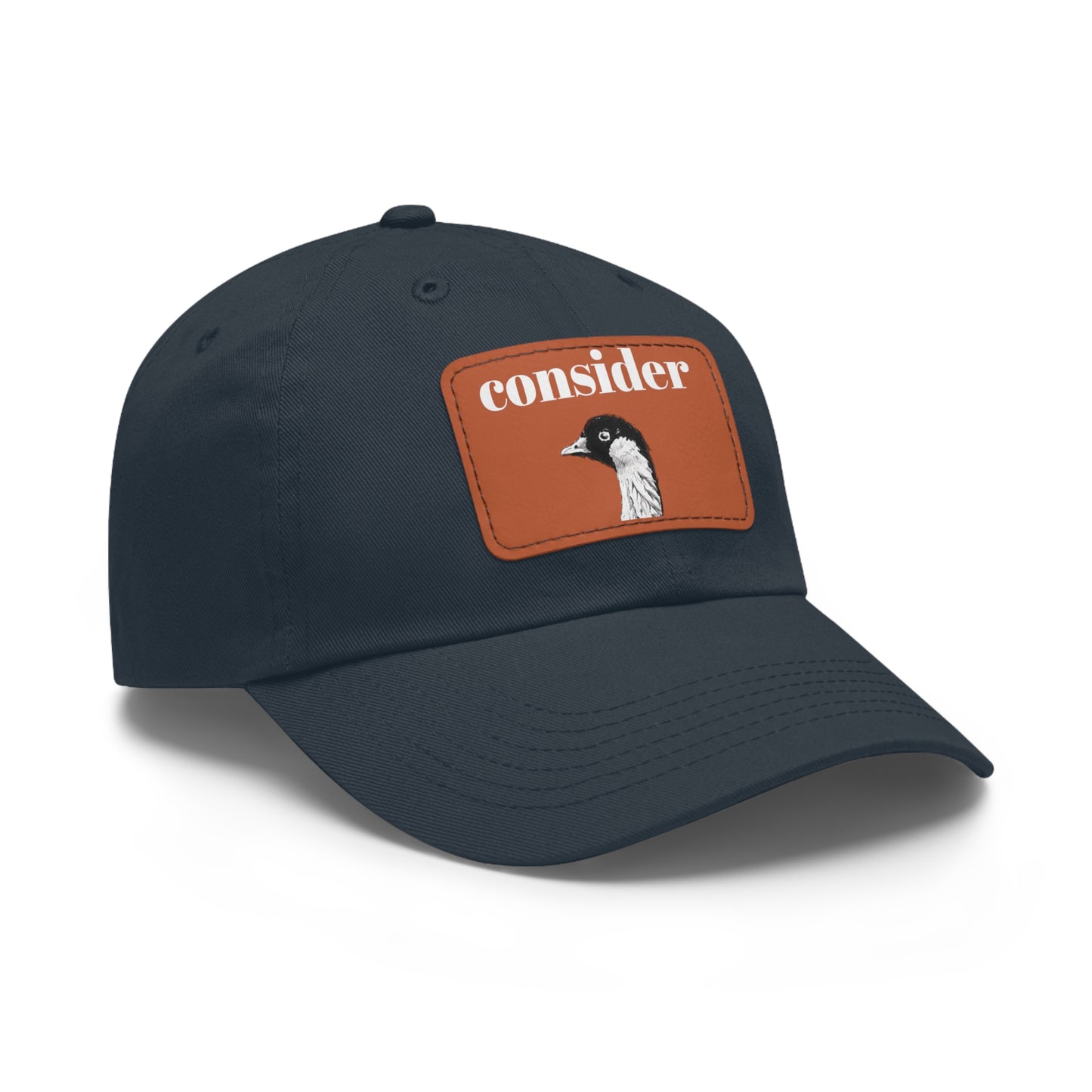 Consider the Birds Dad Hat with Leather Patch - Casual Stylish Cap for Nature Lovers