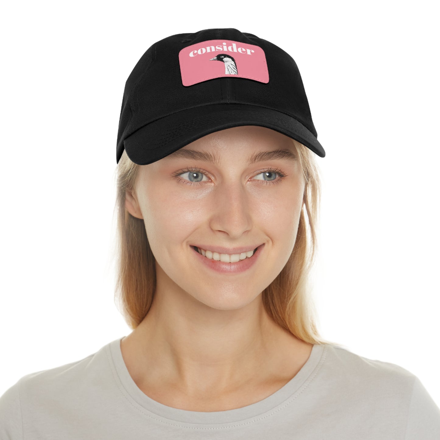Consider the Birds Dad Hat with Leather Patch - Casual Stylish Cap for Nature Lovers