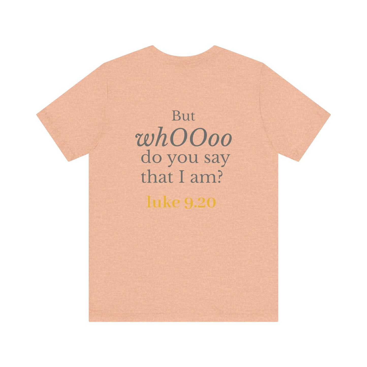 WhOOoo Do You Say That I Am - Owl T-shirt, Hawaiian Barn Owl Bird, Christian Faith Gift, Vintage Style Top, Religious Graphic Apparel