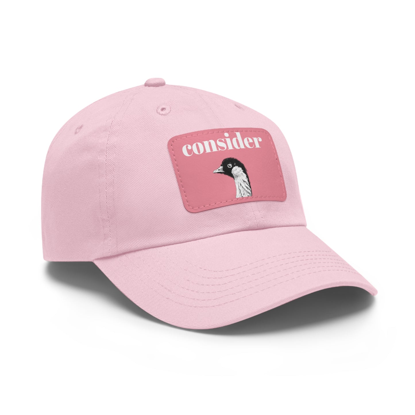 Consider the Birds Dad Hat with Leather Patch - Casual Stylish Cap for Nature Lovers