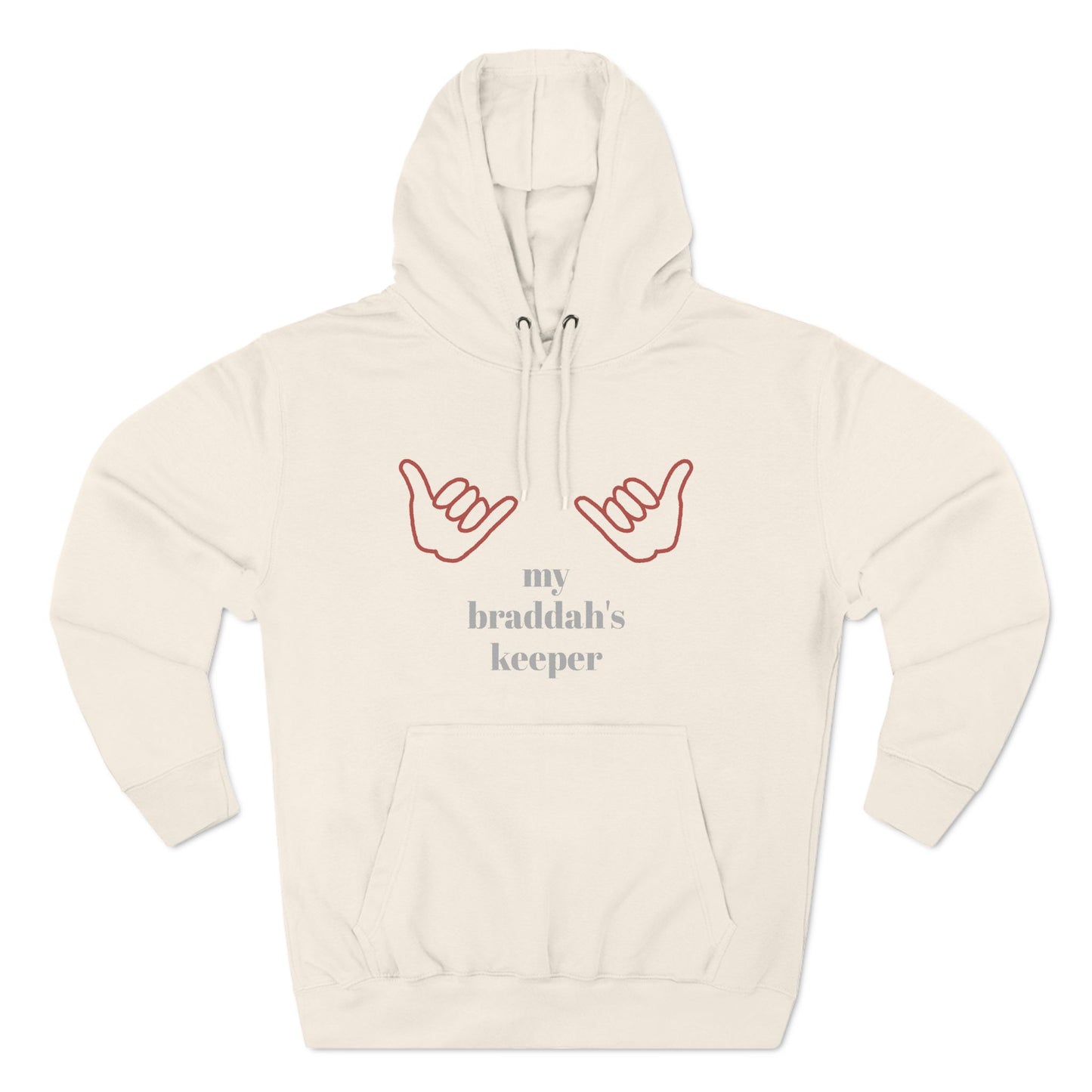 Braddah's Keeper Adjective Apparel Hoodie