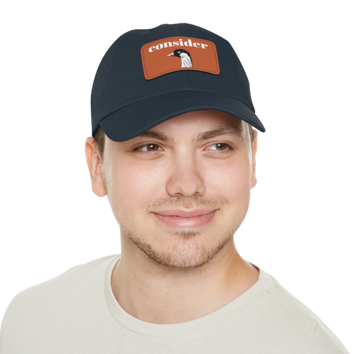 Consider the Birds Dad Hat with Leather Patch - Casual Stylish Cap for Nature Lovers