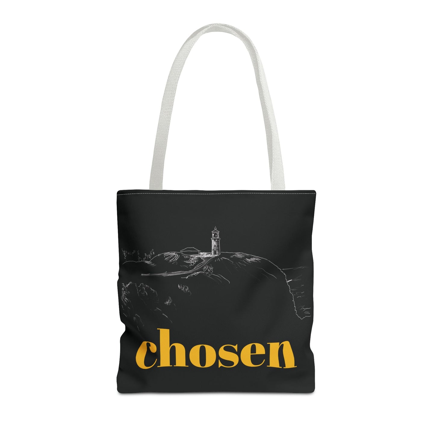 Chosen Lighthouse Tote Bag - 1 Peter 2:9