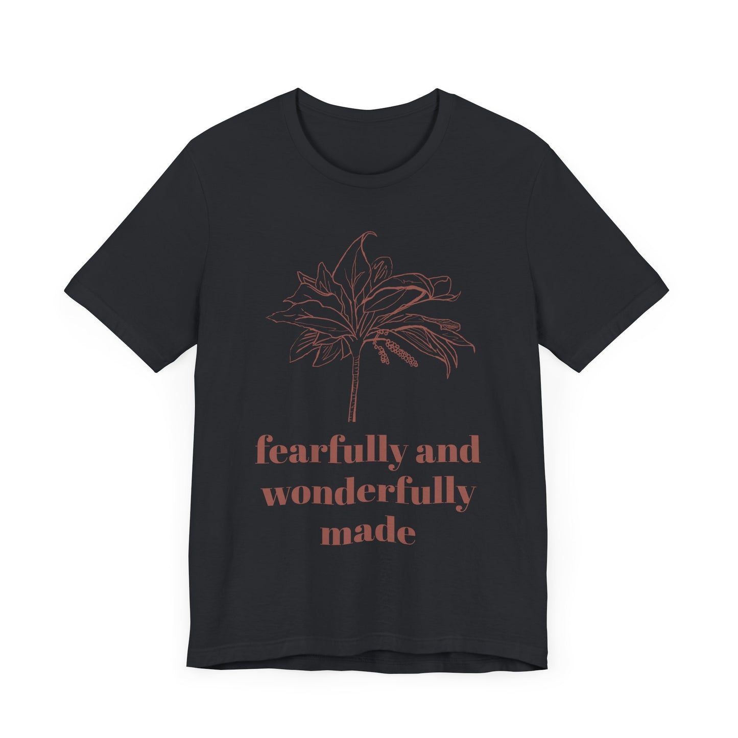Fearfully Made Adult Tee | Wonderfully Motivational T-Shirt, Inspirational Gift, Unisex Apparel, Faith-Based Clothing, Everyday Wear