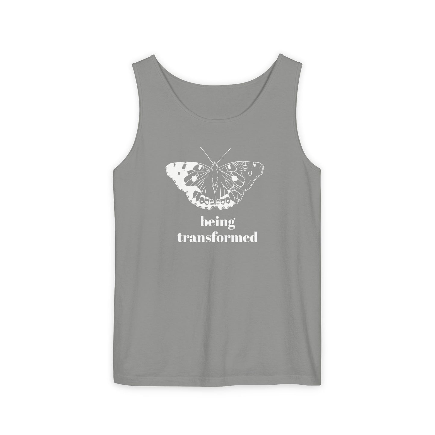 Being Transformed Butterfly Tank Top - Unisex Garment-Dyed