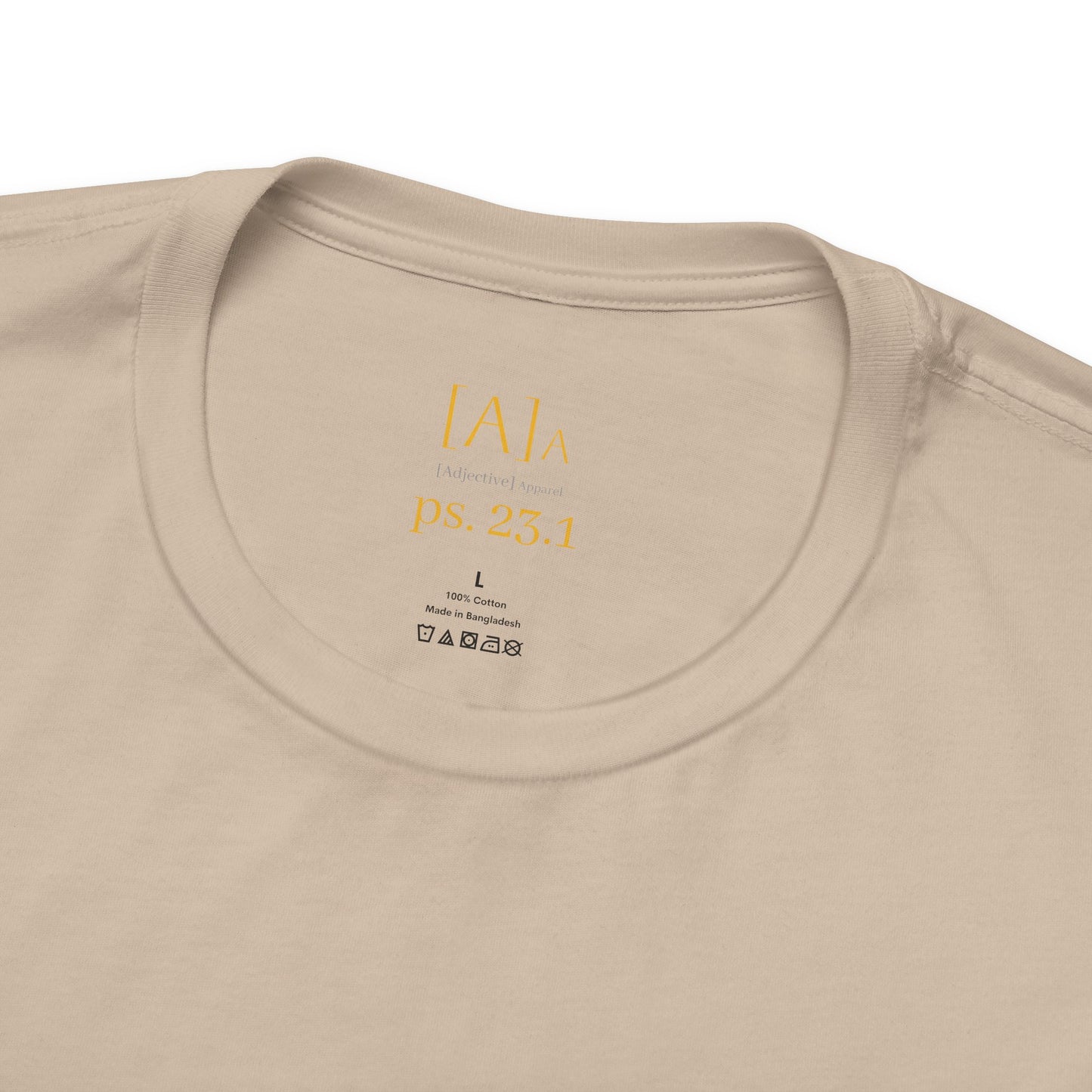 Minimalist Inspirational Tee - I Shall Not Want, I Have Everything I Need, Psalm 23:1 Motivational Shirt, Self-Love Gift, Everyday Style