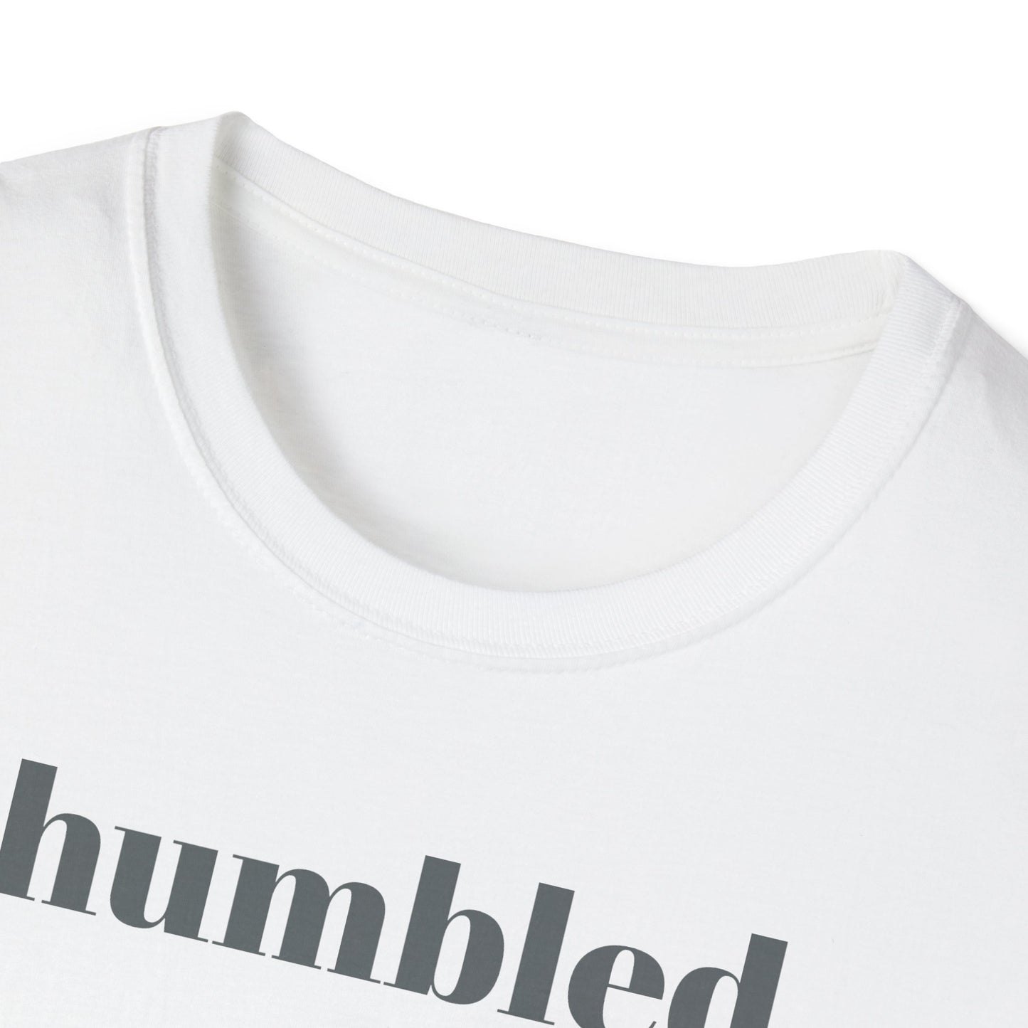 Humbled Cross Graphic Tee, Christian Gifts, Religious Apparel, Spiritual Fashion, Everyday Wear, Unisex Softstyle Shirt
