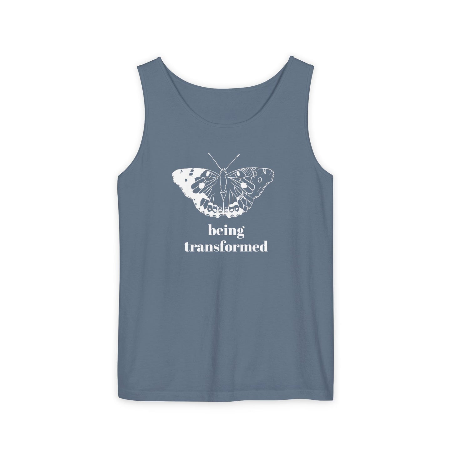 Being Transformed Butterfly Tank Top - Unisex Garment-Dyed