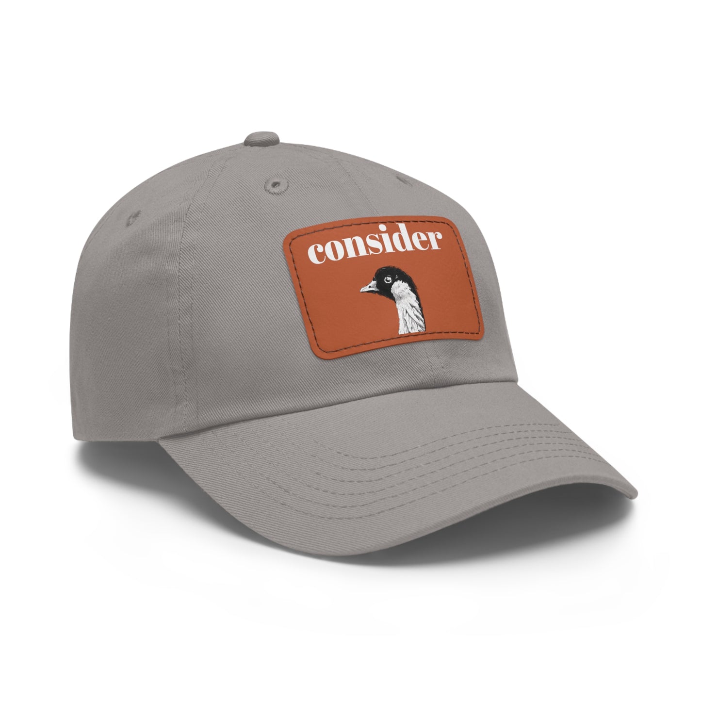 Consider the Birds Dad Hat with Leather Patch - Casual Stylish Cap for Nature Lovers