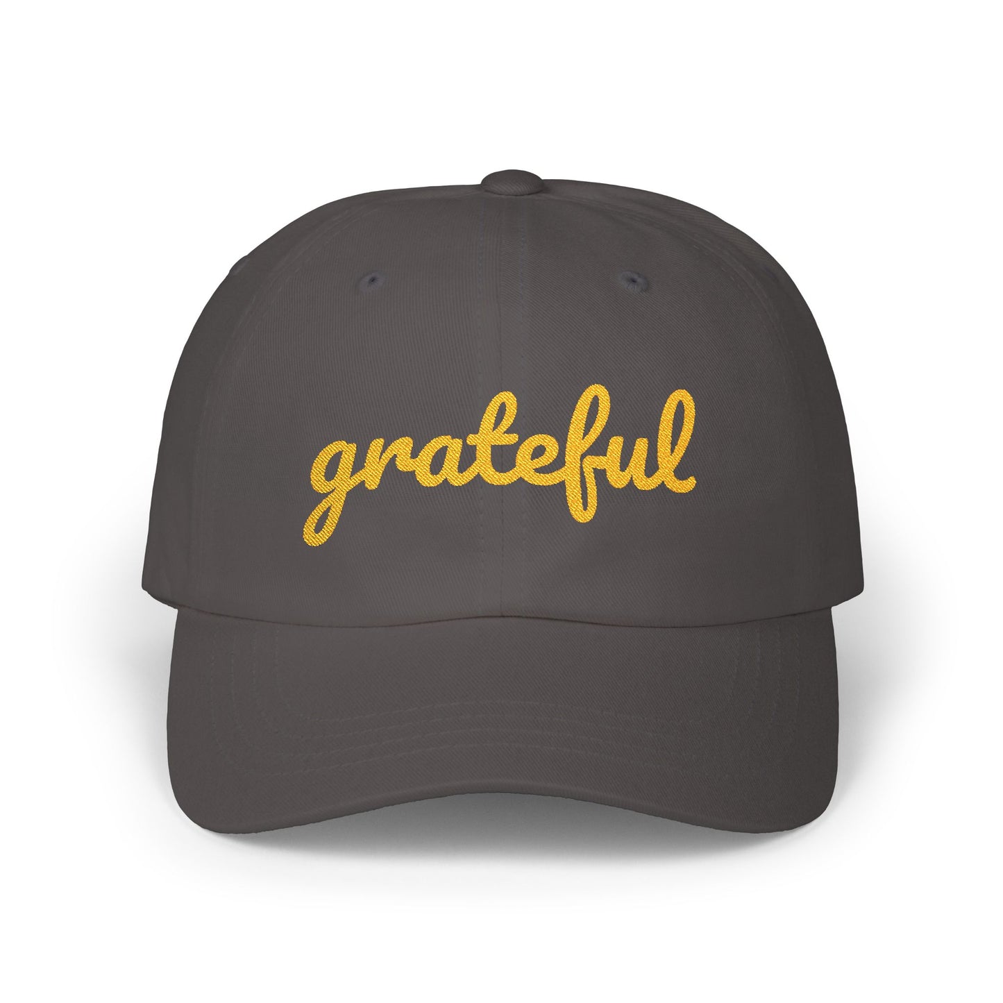 Grateful Classic Cap, Casual Hat, Unisex Gift, Relaxed Fit Summer Cap, Everyday Wear