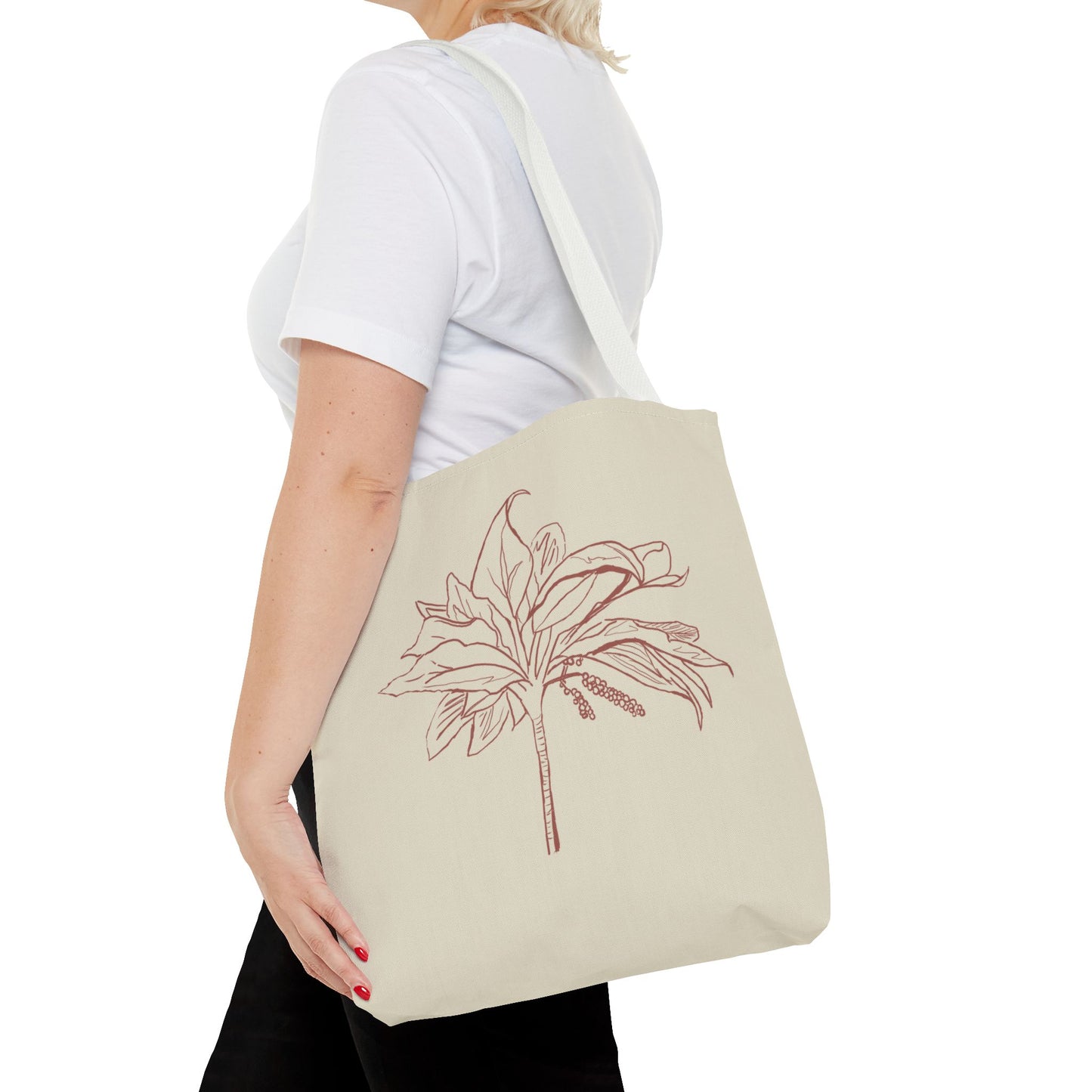 Fearfully and Wonderfully Made Psalm 139 Tote Bag, Inspirational Floral Canvas Bag, Eco-Friendly Shopping Tote, Travel, Motivational Gift