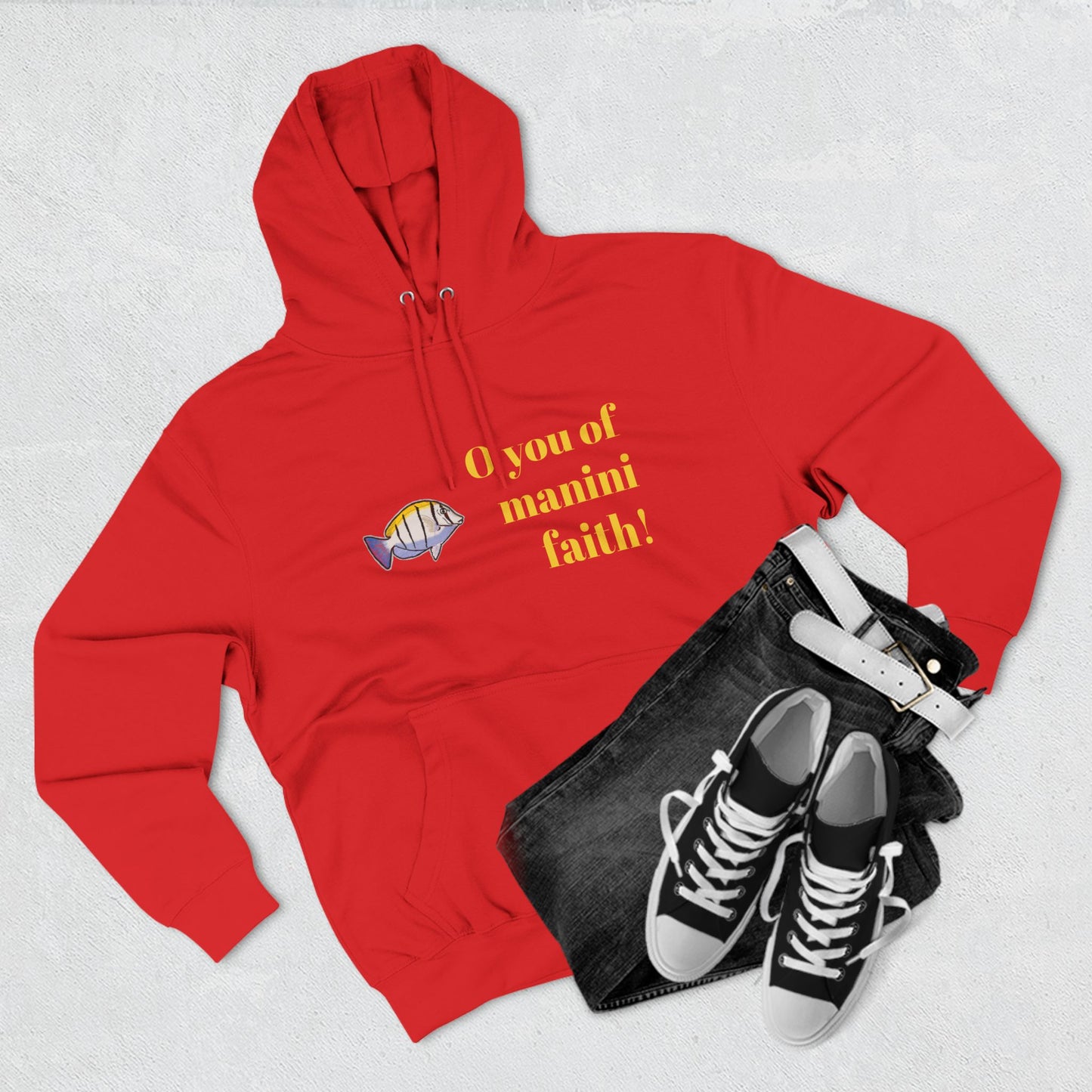 O You of Manini Faith Adjective Apparel Hoodie