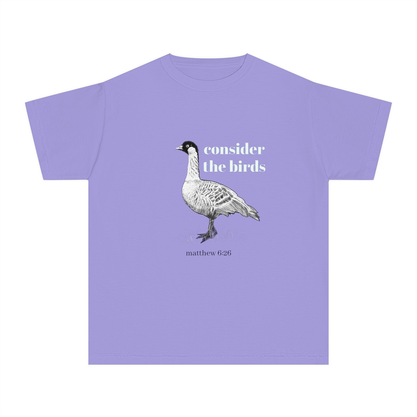 Youth Midweight Tee - 'Consider the Birds'