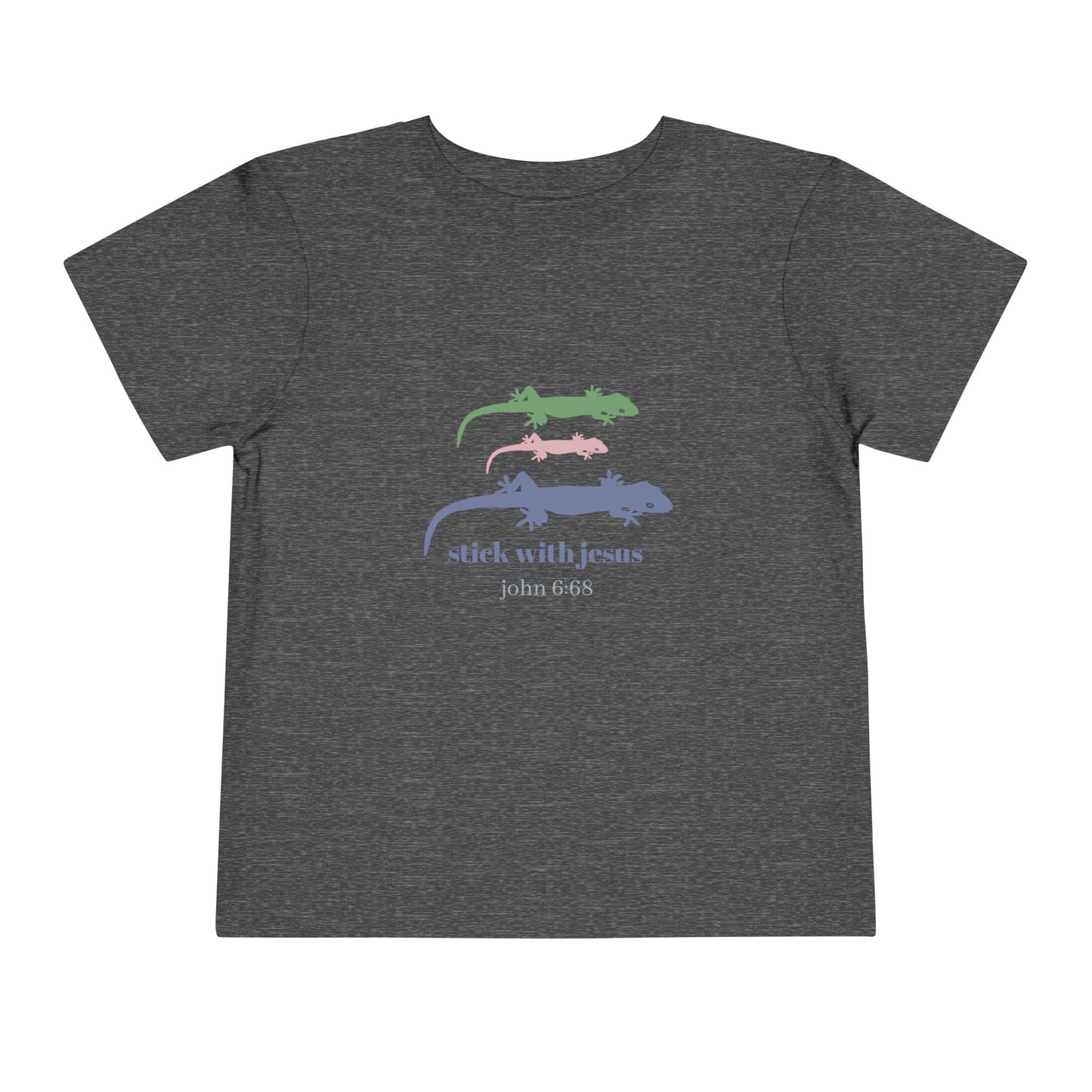 Toddler Gecko T-shirt Stick With Jesus