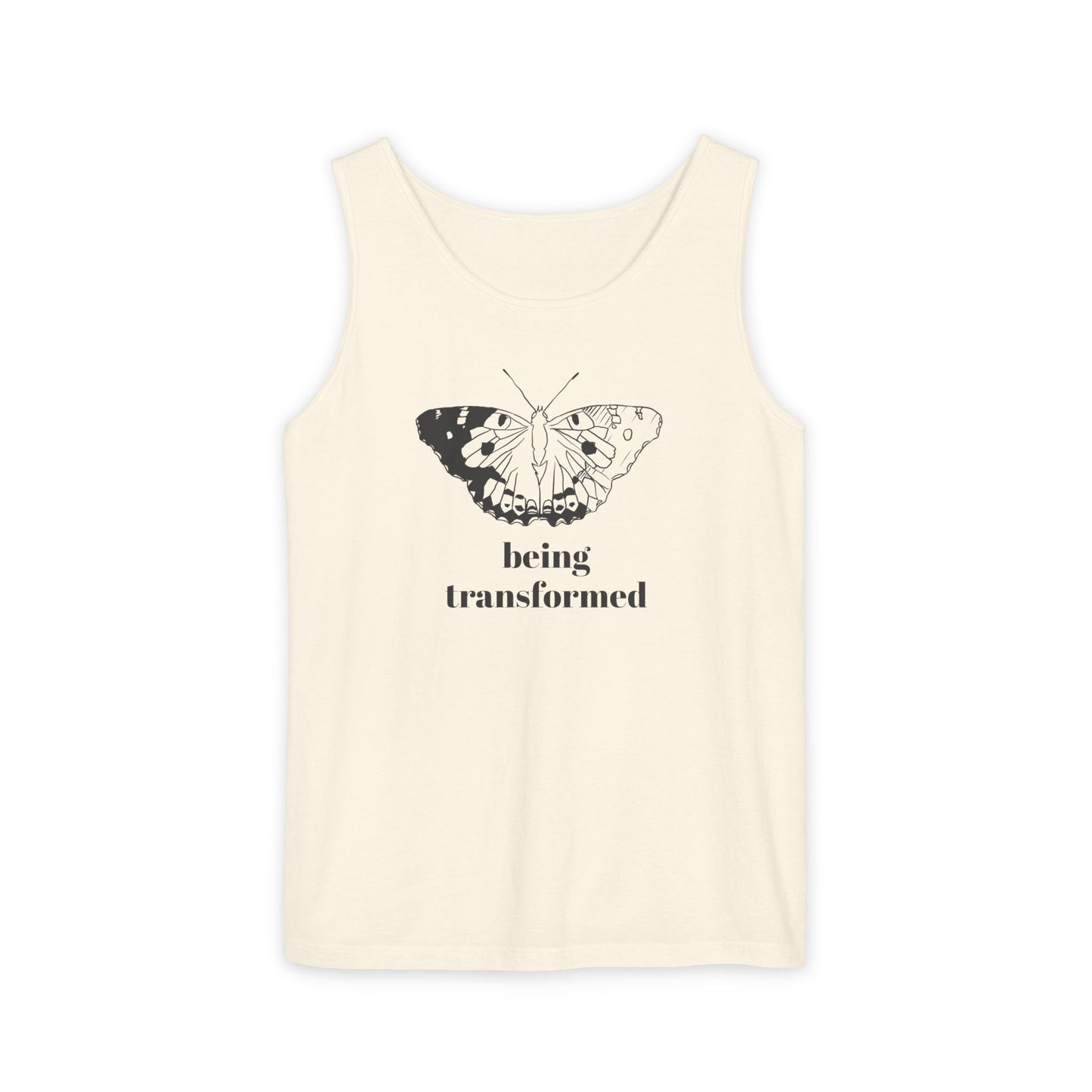 Being Transformed Butterfly Tank Top - Unisex Garment-Dyed